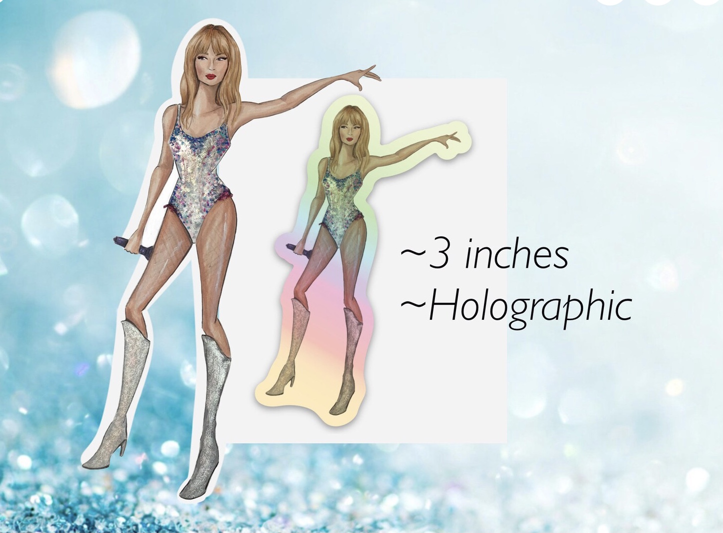 Swiftie Holographic Sticker