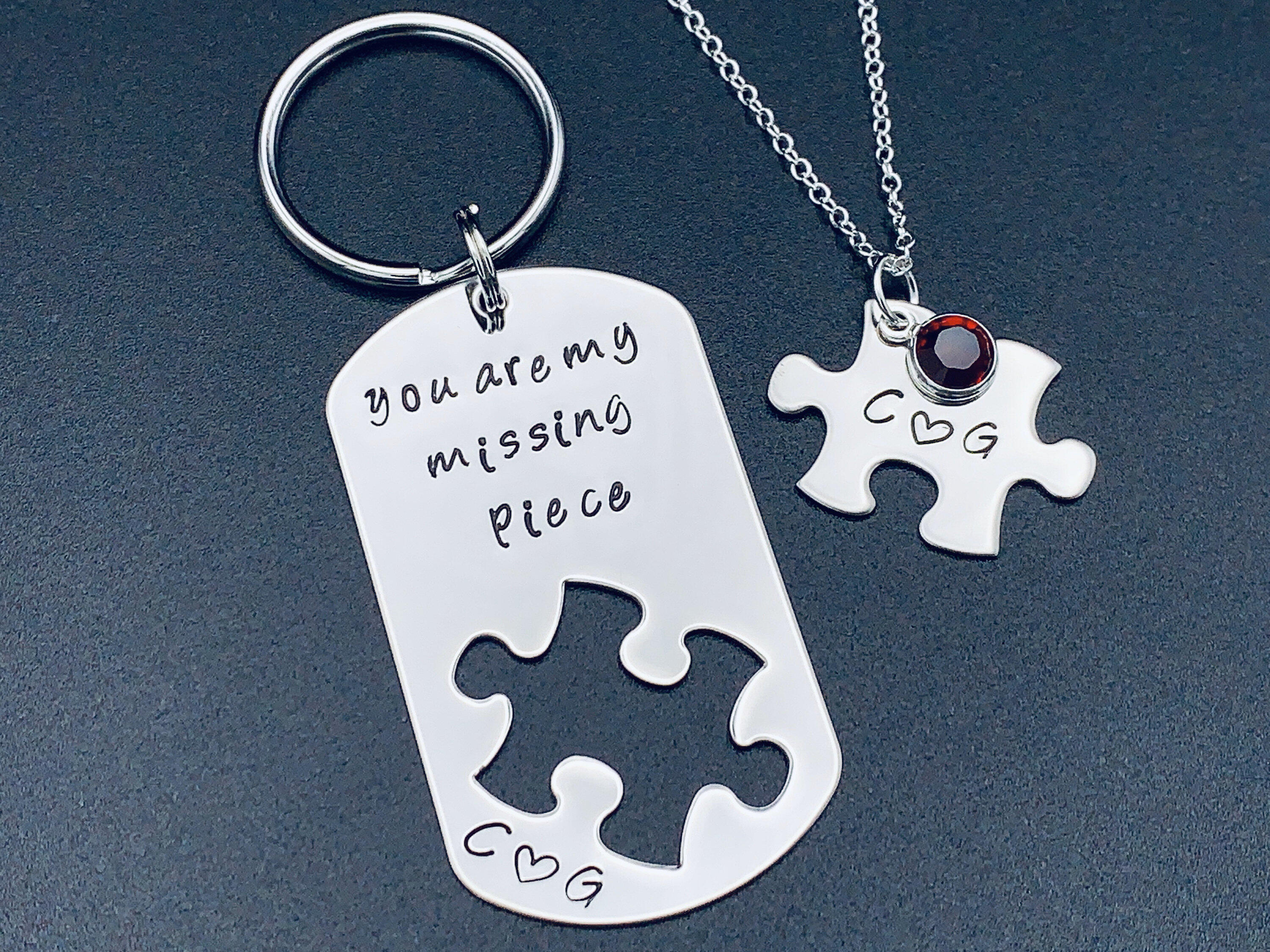 Puzzle piece sale dog tag