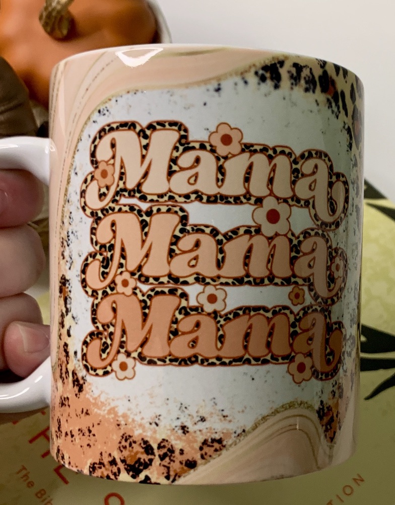 Mamaw Ceramic Coffee Mug - Mamaw Gift - Mamaw Retro Color Mug - Black - 15oz