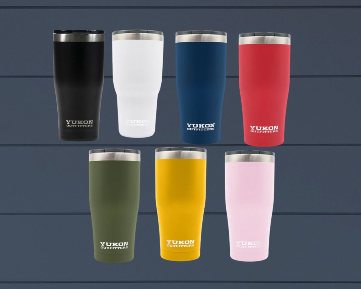 Bulk Personalized 20oz Tumbler, ADD YOUR LOGO, Powder Coated