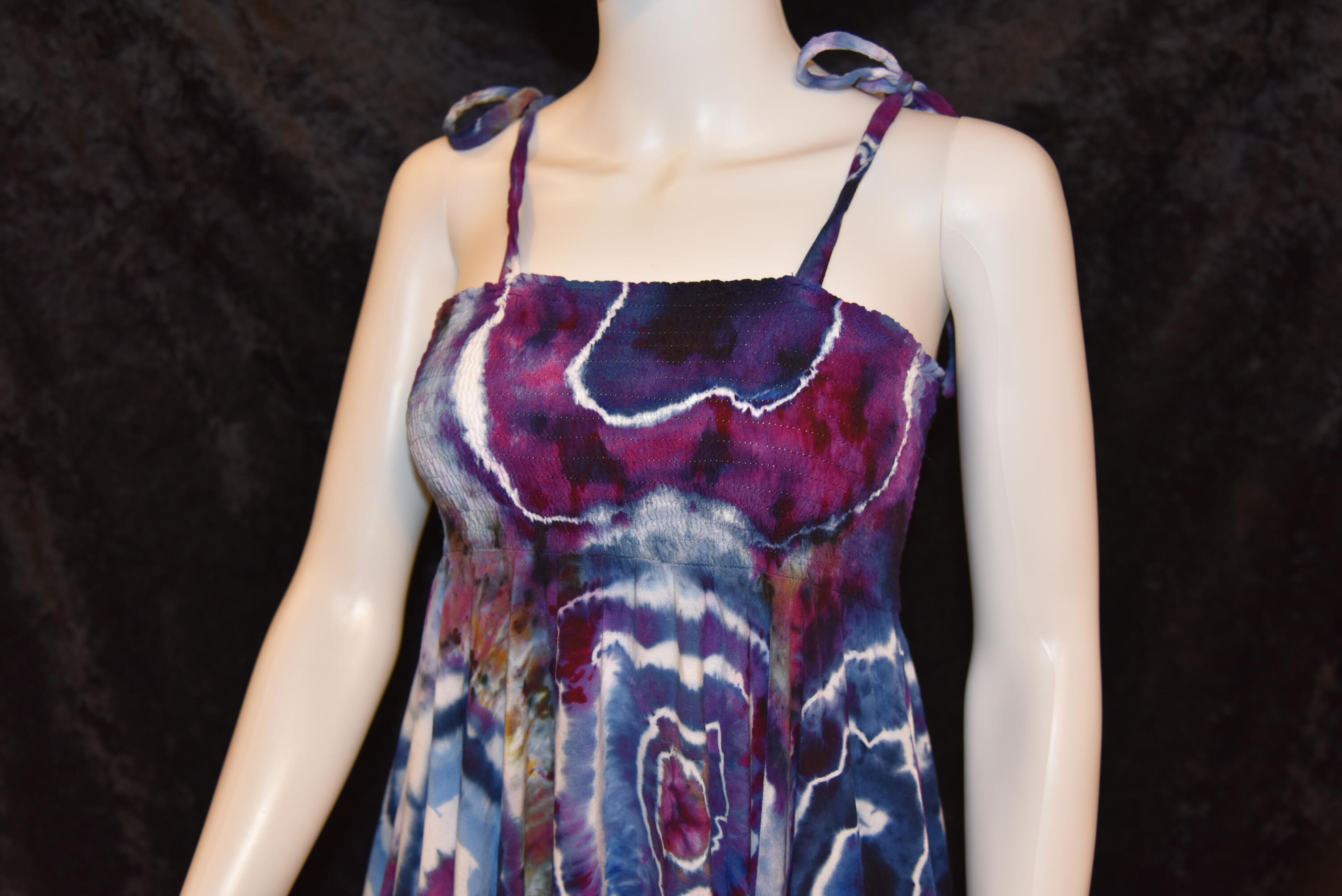 Women's Festival Skirt/Dress - Purple Geode - Small