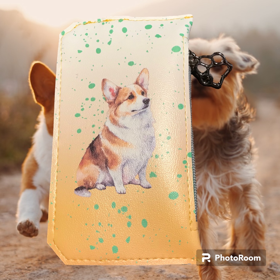 Products Custom Made Corgi Wallet