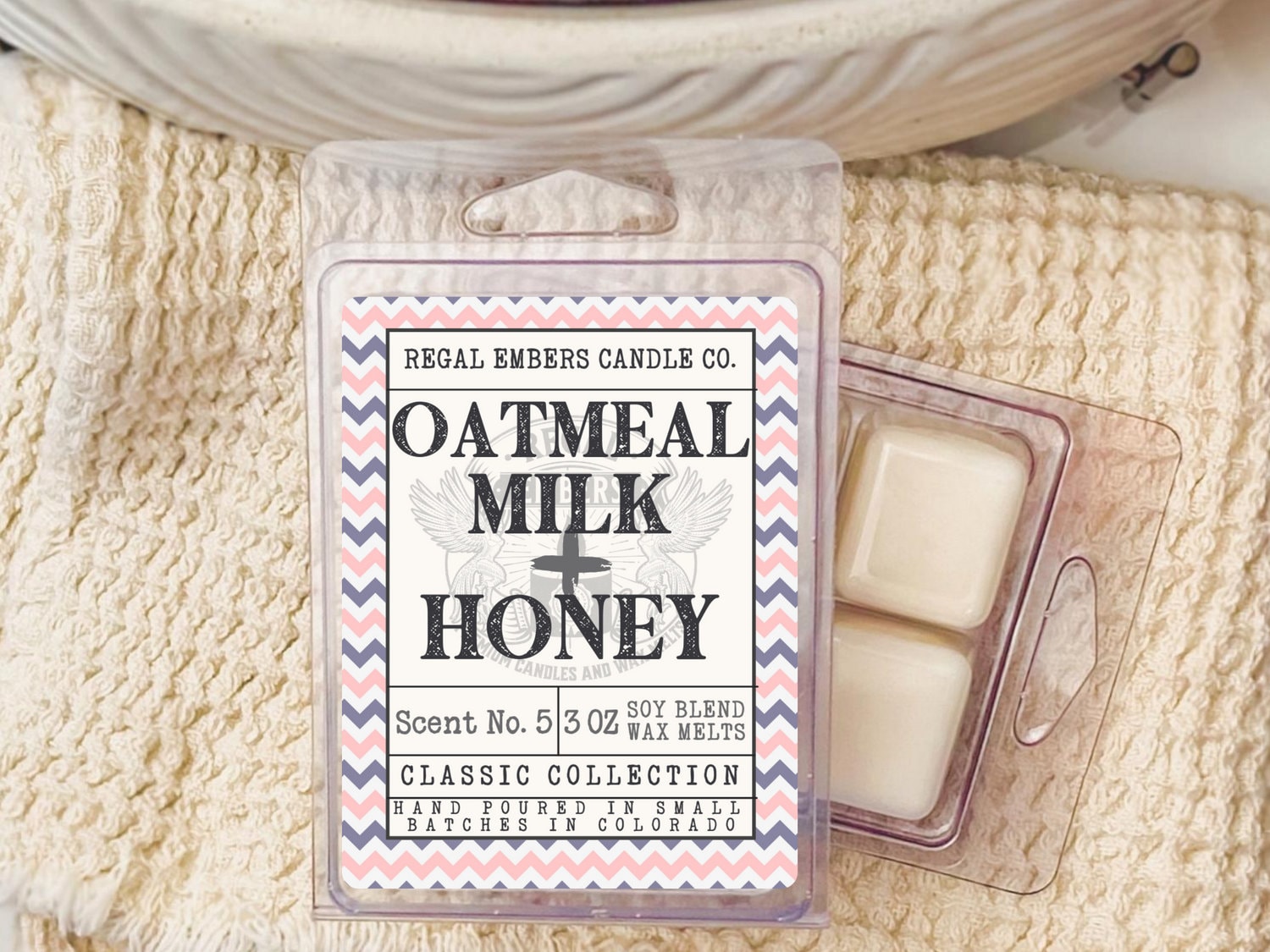 Oatmeal/milk & Honey Soy Wax Melts/aromatherapy Wax Melts/natural Wax Melts/non  Toxic Wax Melts/ Oatmeal/milk/honey Soy Wax Melts 