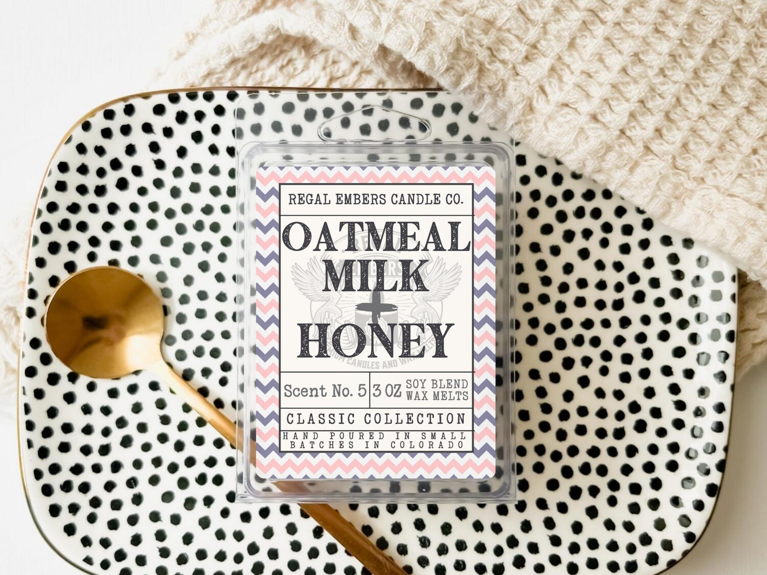 Oatmeal/milk & Honey Soy Wax Melts/aromatherapy Wax Melts/natural Wax Melts/non  Toxic Wax Melts/ Oatmeal/milk/honey Soy Wax Melts 