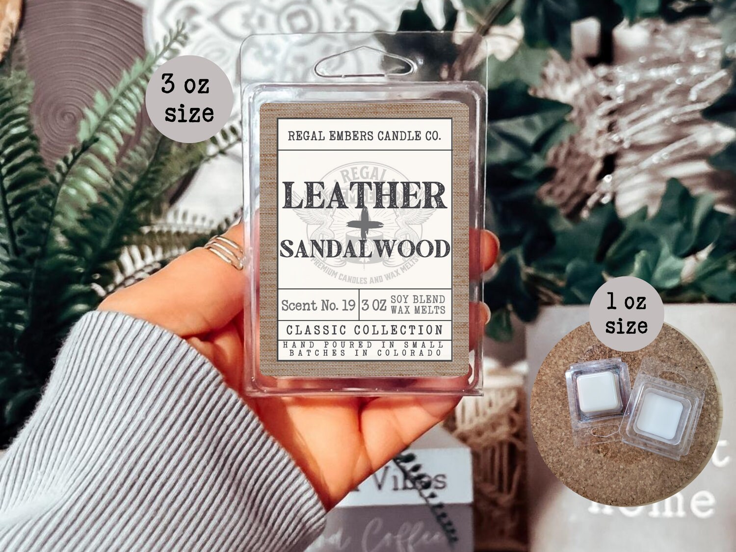 Amber Sandalwood Eco-Luxury Wax Melts