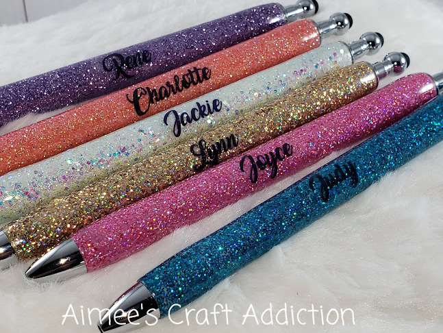 Personalized Glitter Pen