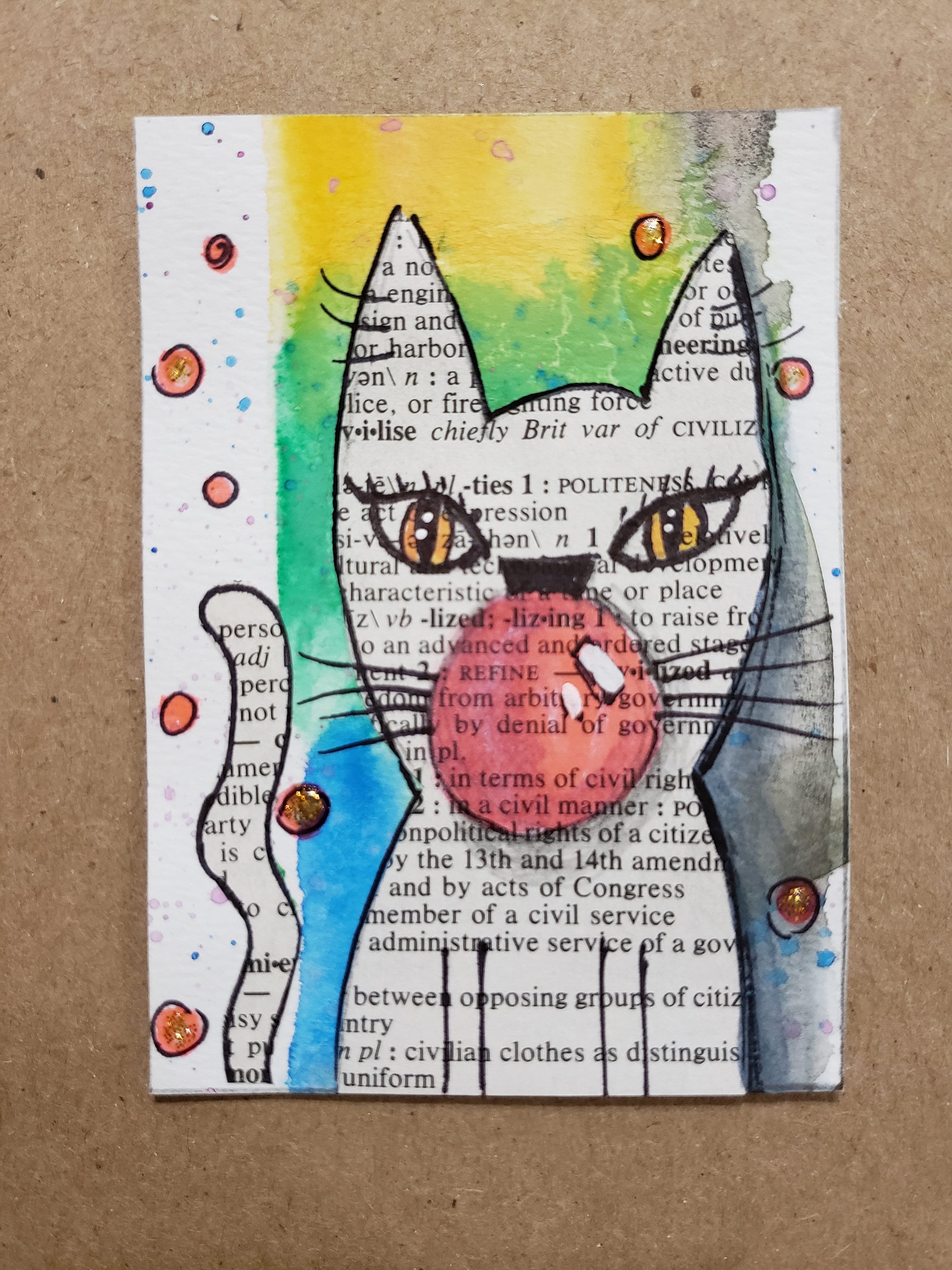 Mixed Media Artist Trading Cards