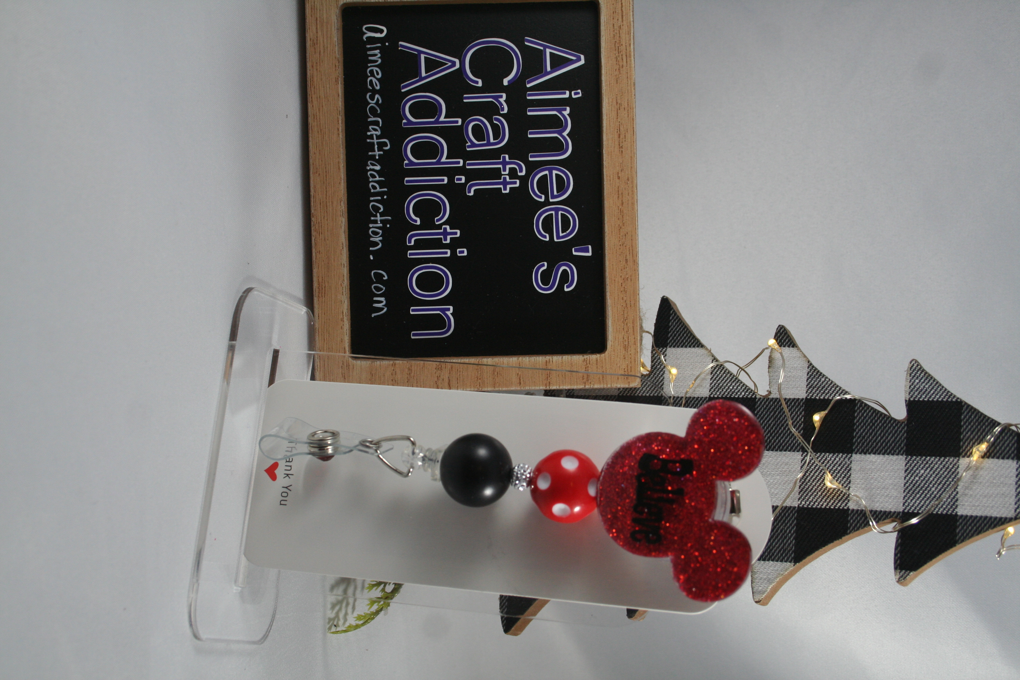 Clothing & Accessories :: Keychains & Lanyards :: Badge Holders & Reels ::  Mouse Ears Badge Reel