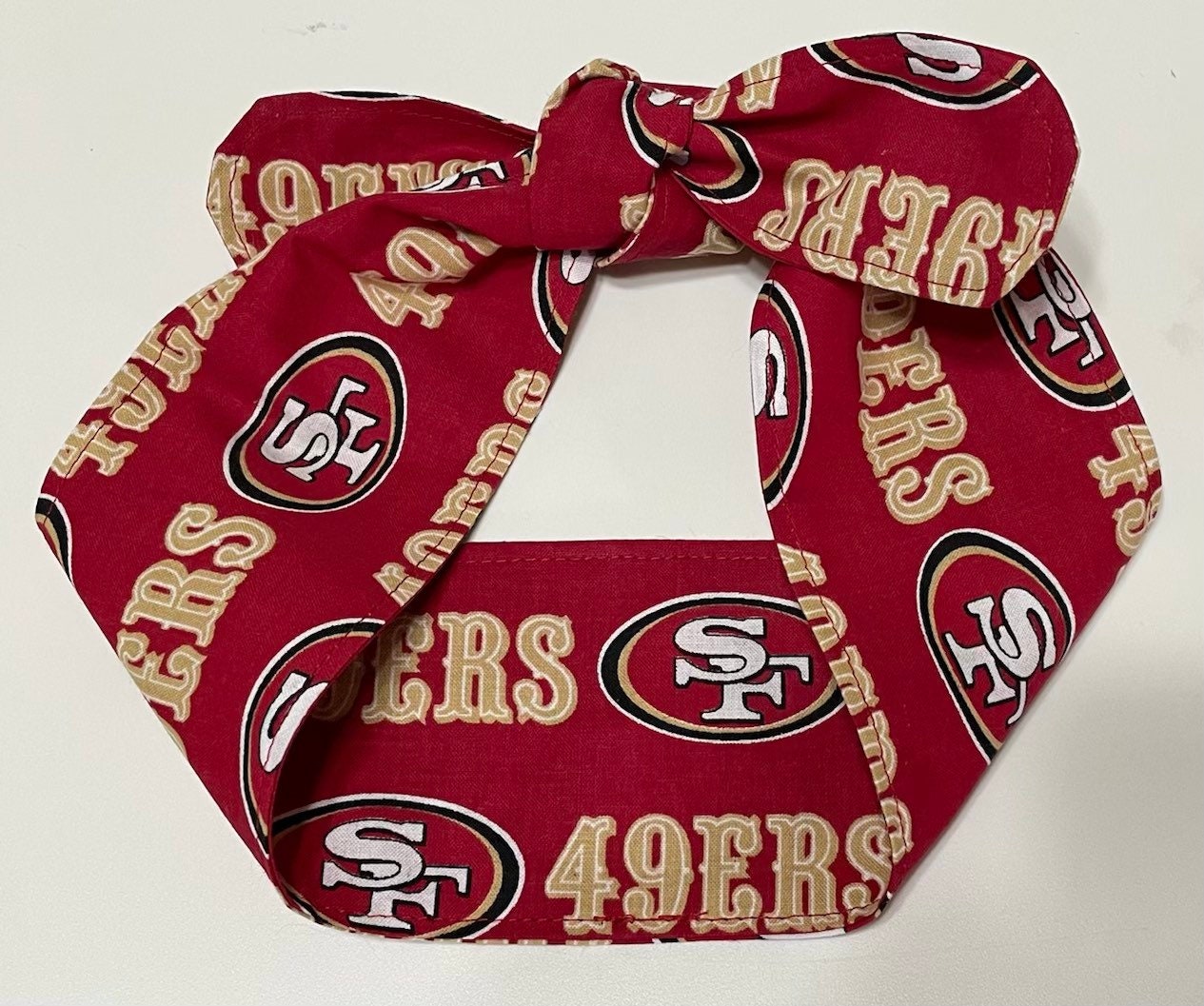 San Francisco 49er reversible retro vintage scarf NWT buy