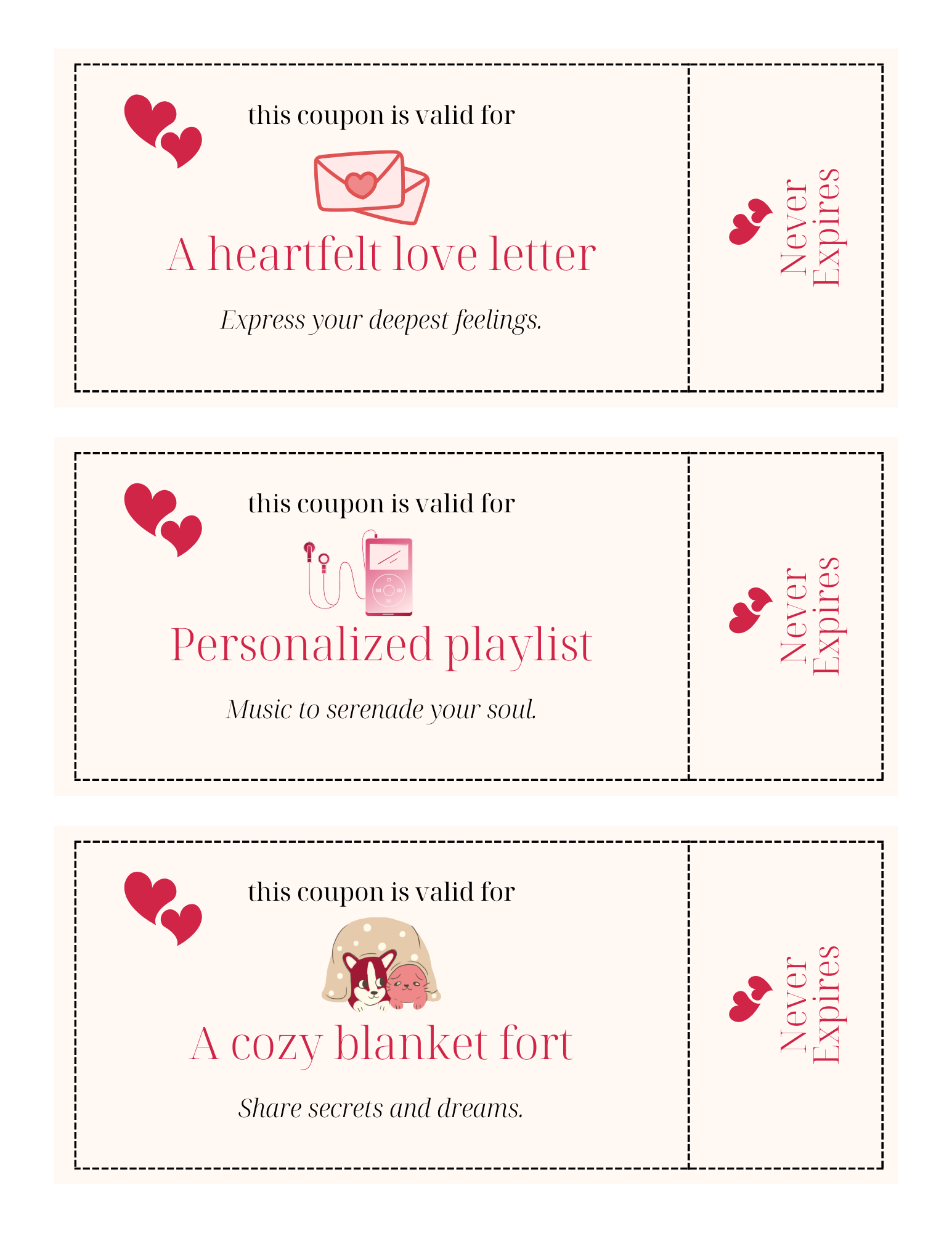 Handmade Supplies :: Digital Files & Templates :: Love Coupons handmade-supplies-digital-files-templates-love-coupons