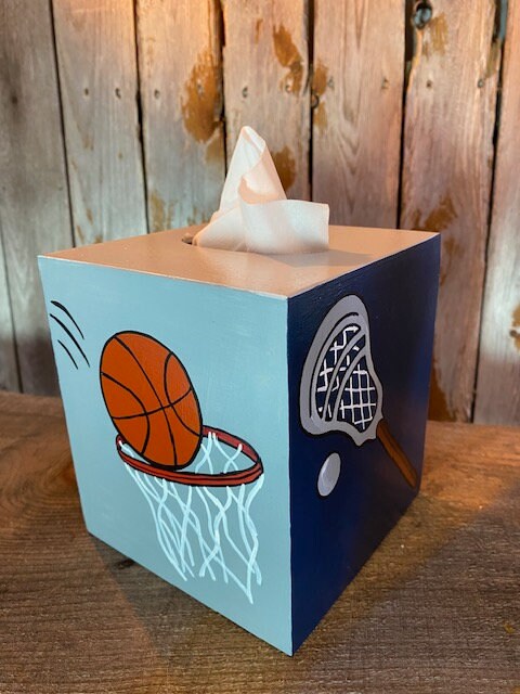 Sports tissue box clearance cover