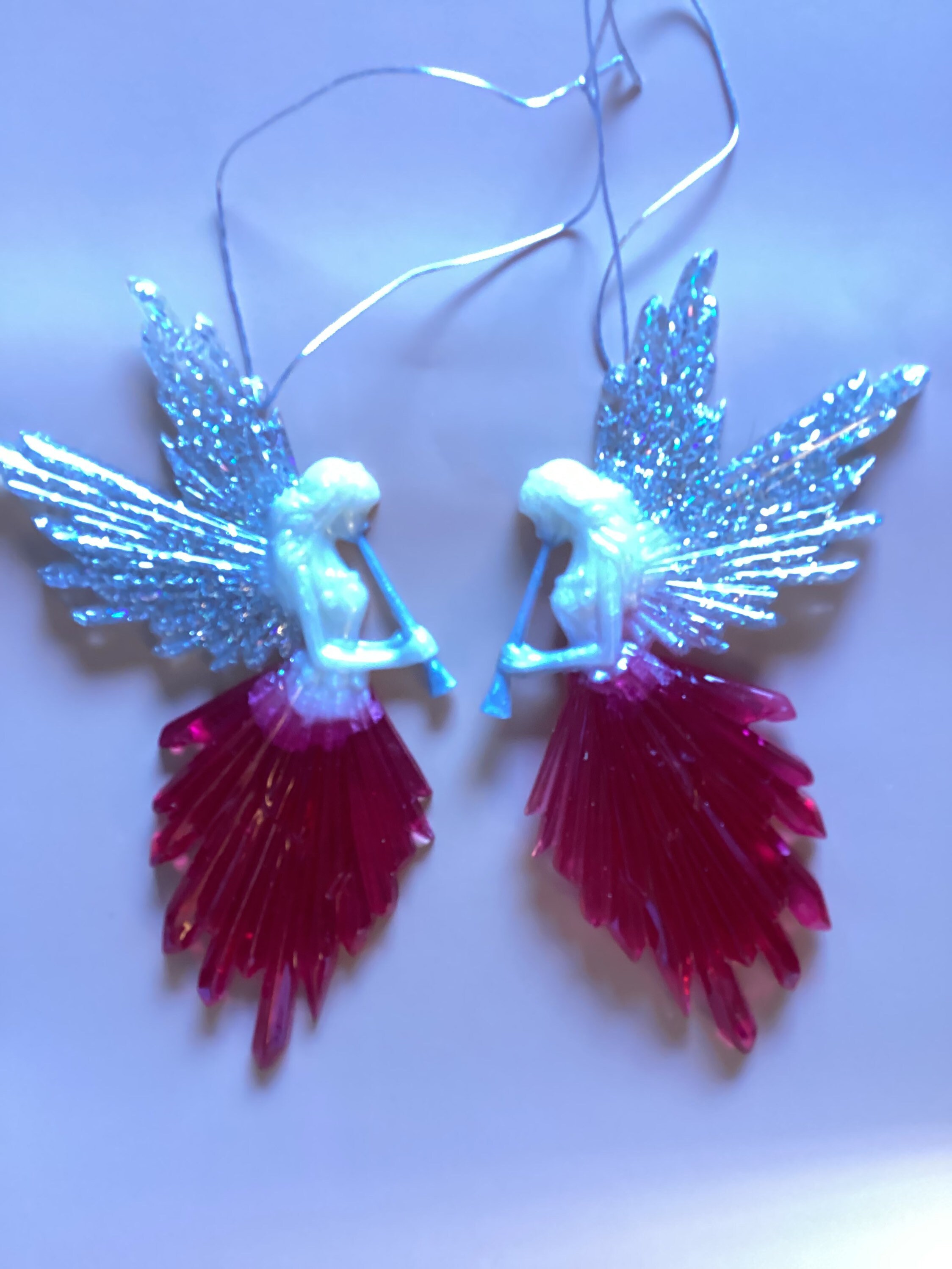 Holiday & Seasonal :: Christmas :: Set of two Angel Christmas Ornaments ...