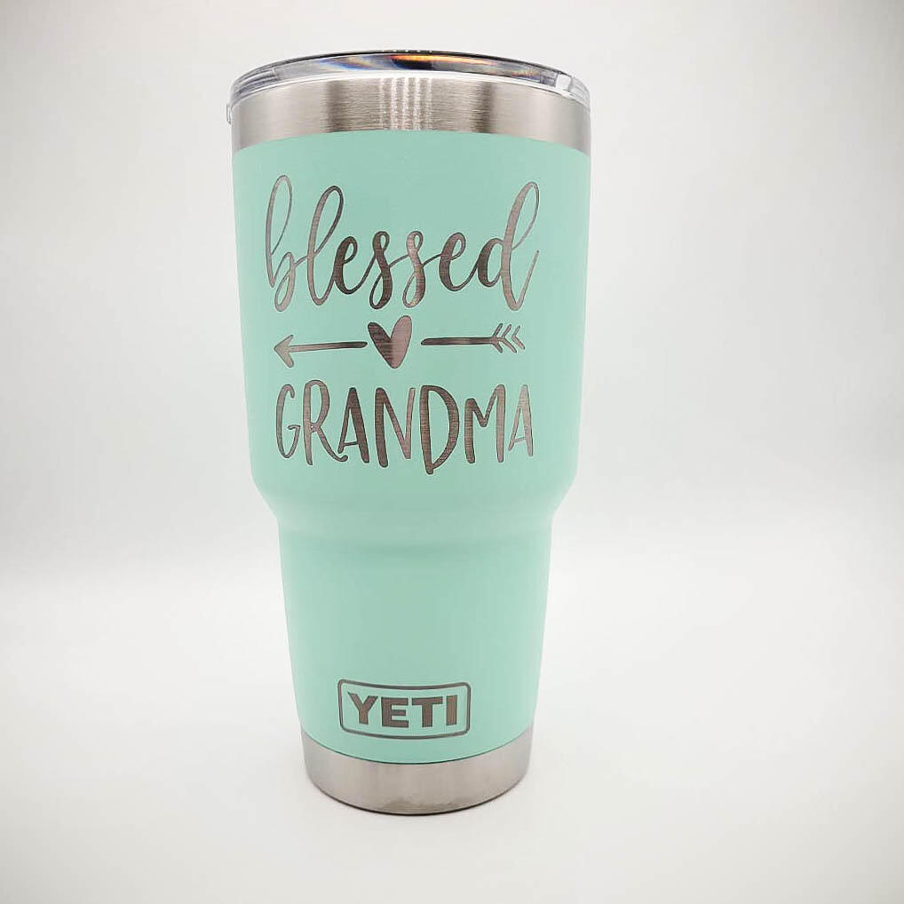 Blessed Grandma Design #2 Engraved YETI Tumbler