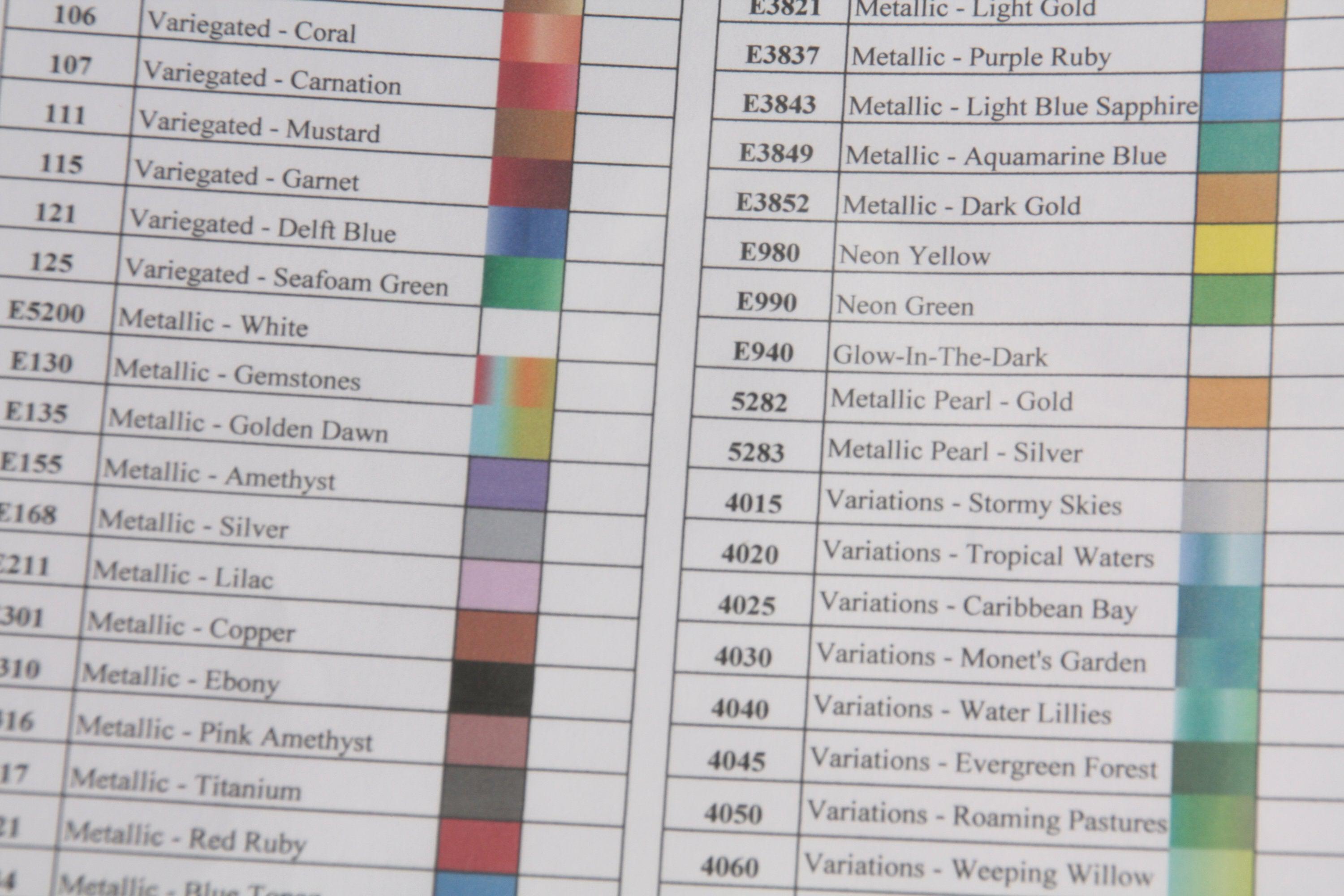 PRINTABLE PDF DMC Color Charts Diamond Painting Drill Color Card Painting  with Diamonds Kits Diamond Drills Color Print Your Own Color Chart