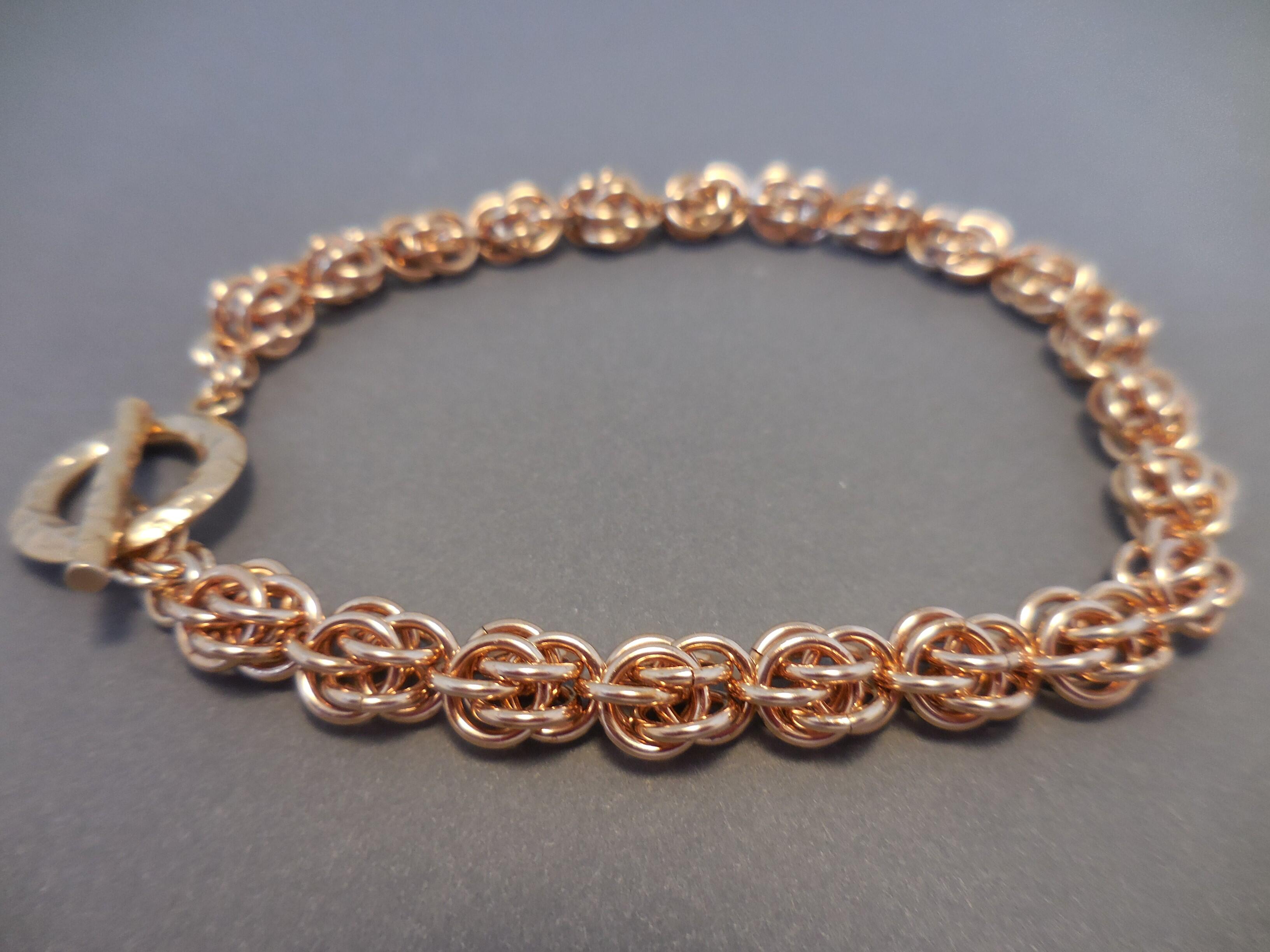 Bronze Chainmail Bracelet