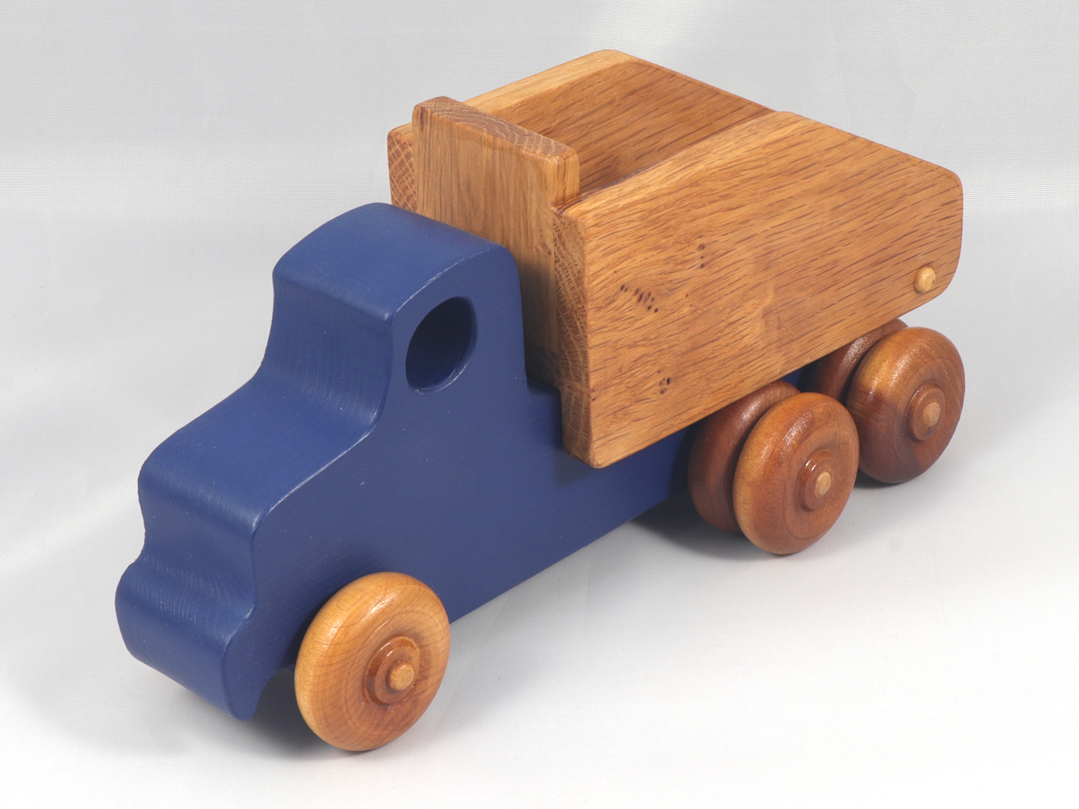 Handmade Wooden Toy Dump Truck, Painted in Your Choice of Colors, From My Easy 5 Truck Fleet Collection