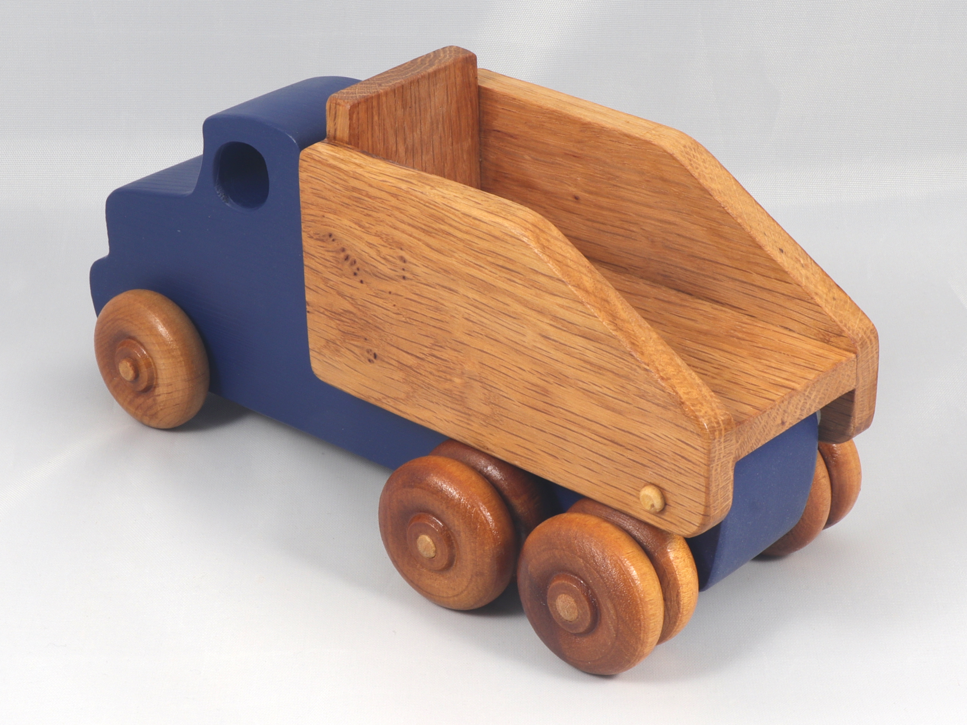 Handmade Wooden Toy Dump Truck, Painted in Your Choice of Colors, From My Easy 5 Truck Fleet Collection