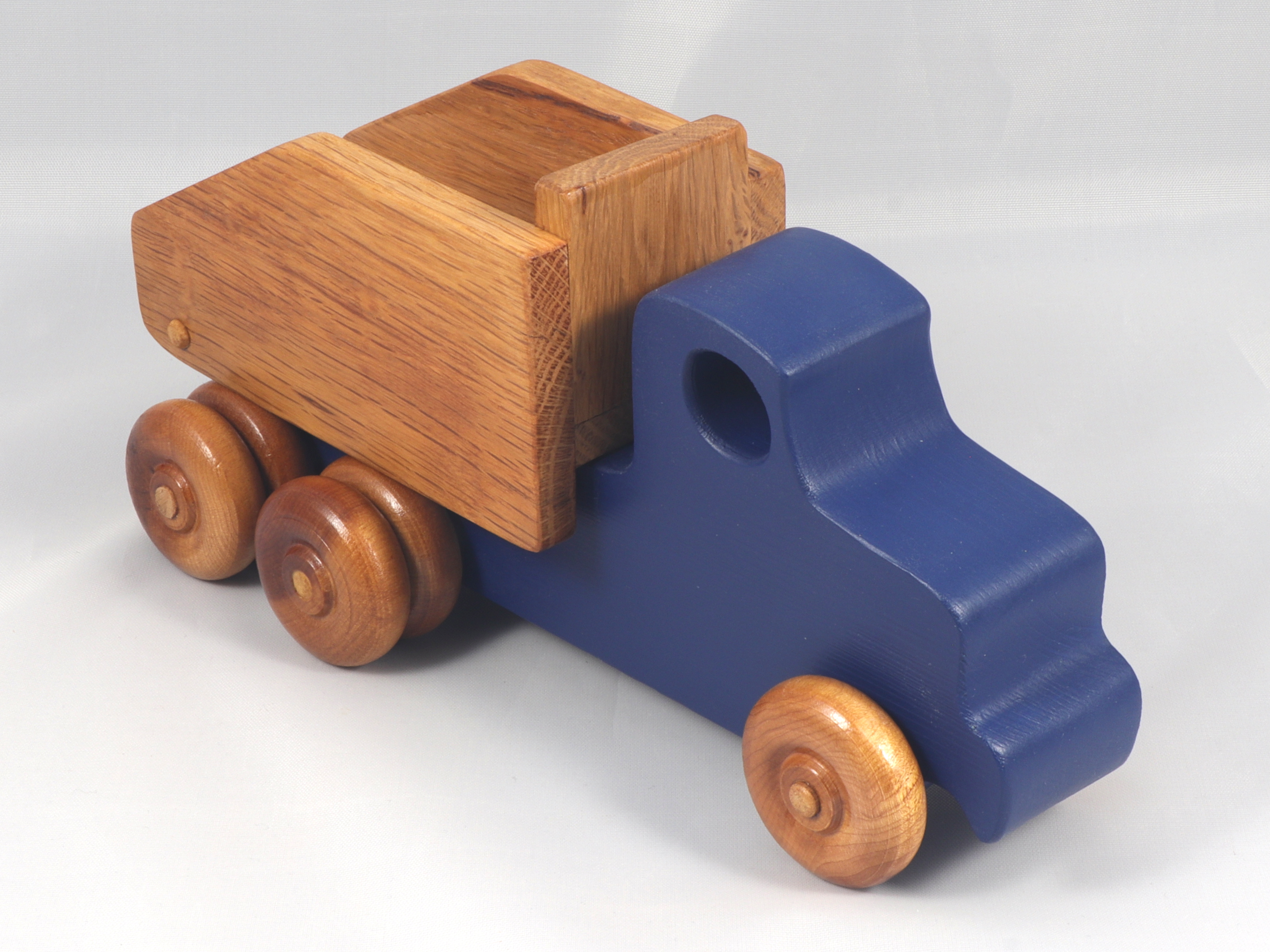 Handmade Wooden Toy Dump Truck, Painted in Your Choice of Colors, From My Easy 5 Truck Fleet Collection
