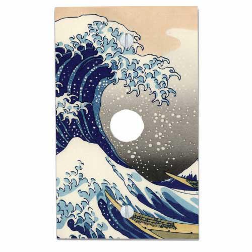 Great Wave Switch Cover, Night Light, Knob
