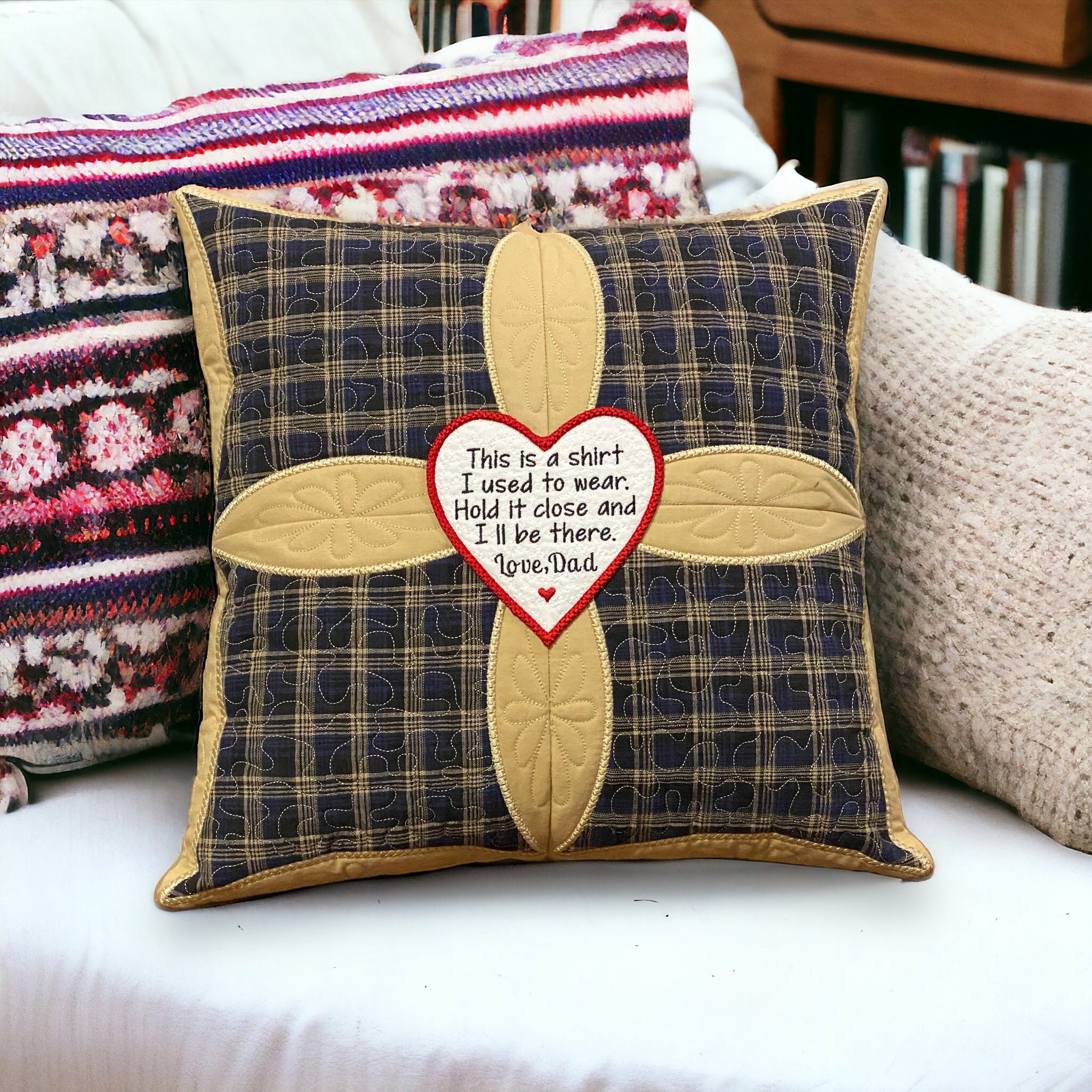 Loved one shops memory pillow