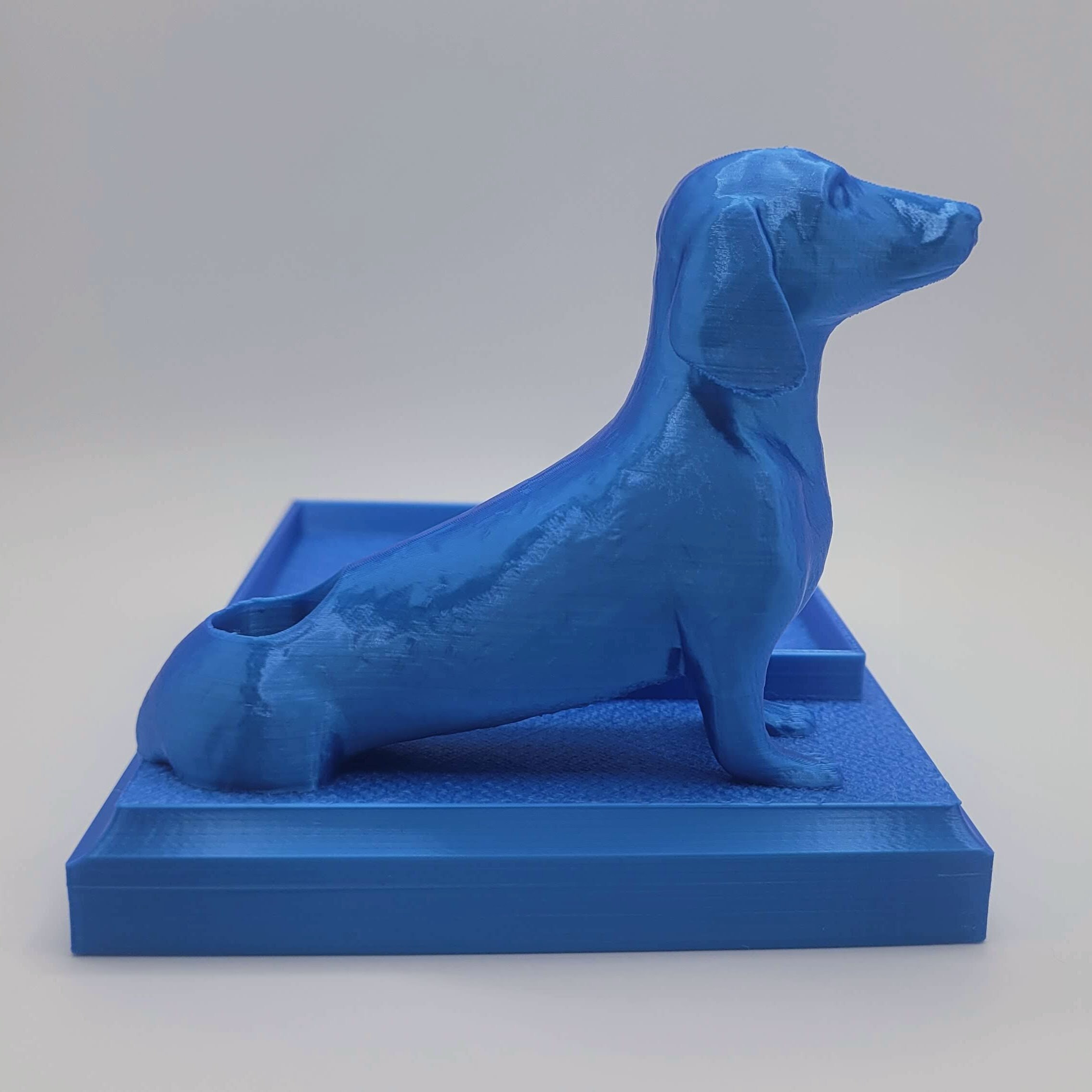 Shop Dachshund Desk Organizer 3D Printed Sticky Note Post it and Pen Holder in Multiple Colors USA Made Canine Charm for a Stylish Desk