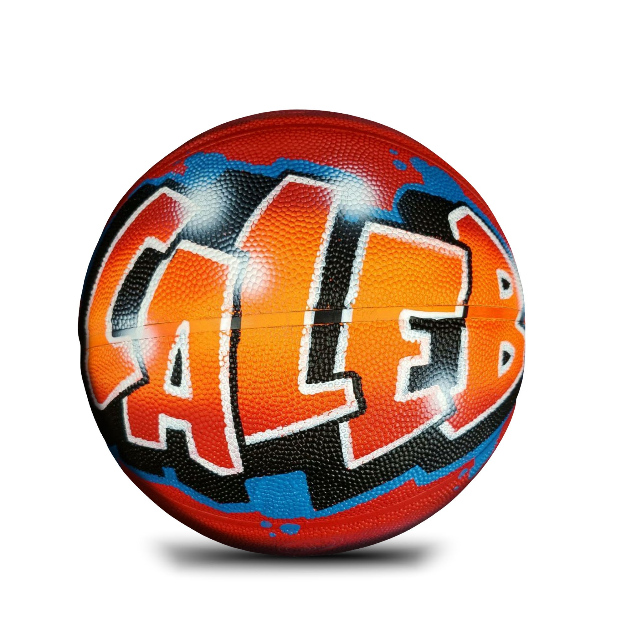 Custom Airbrush Basketball with your popular Name, Graffiti Style Custom Basketball for any room Decoration