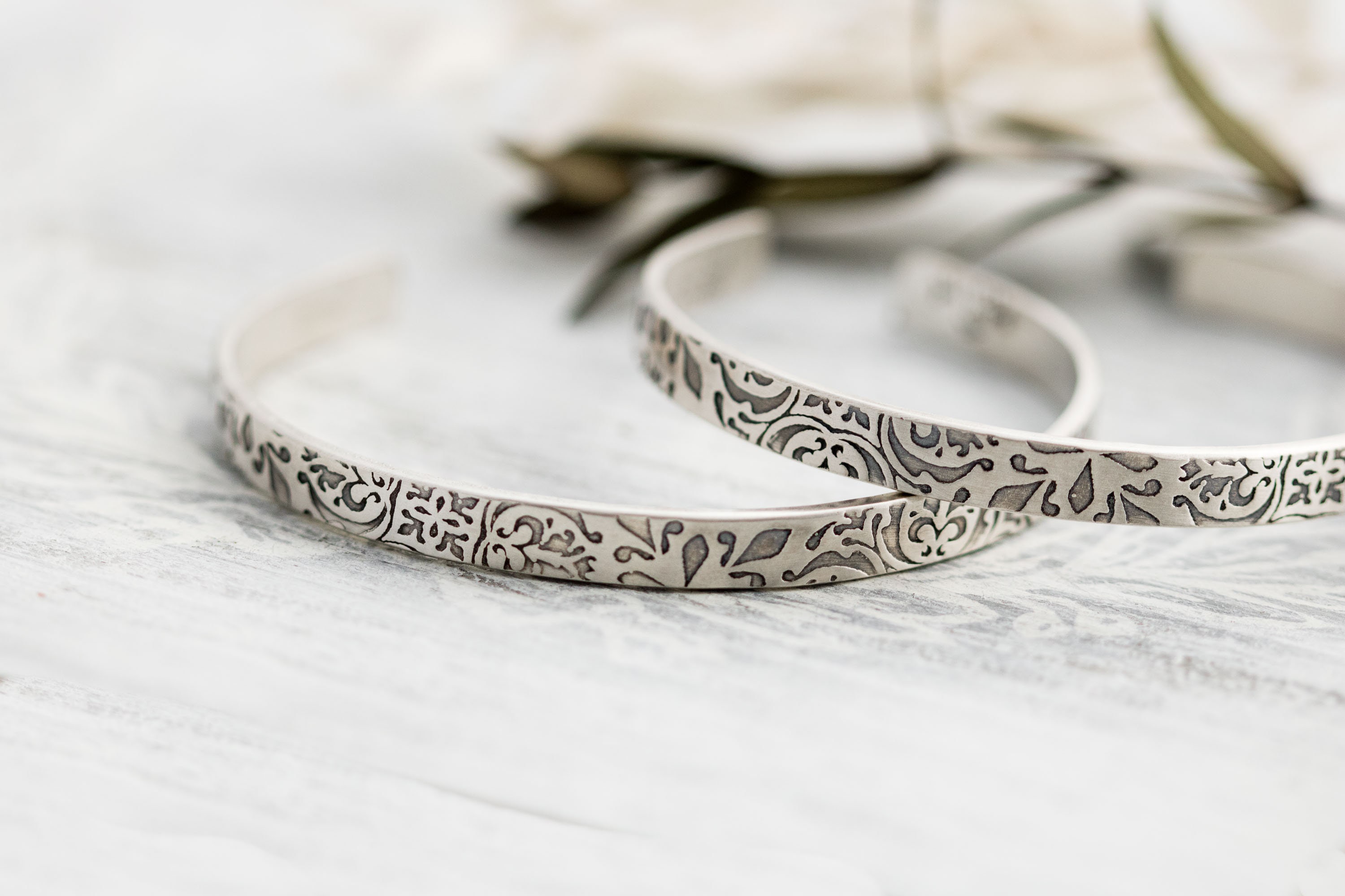 Vintage Bracelet, Silver Bracelet, Silver Cuff, Floral, Engraved Bracelet, Cuff selling Bracelet, Sterling Silver, Flower, 925, Sterling Cuff, Box