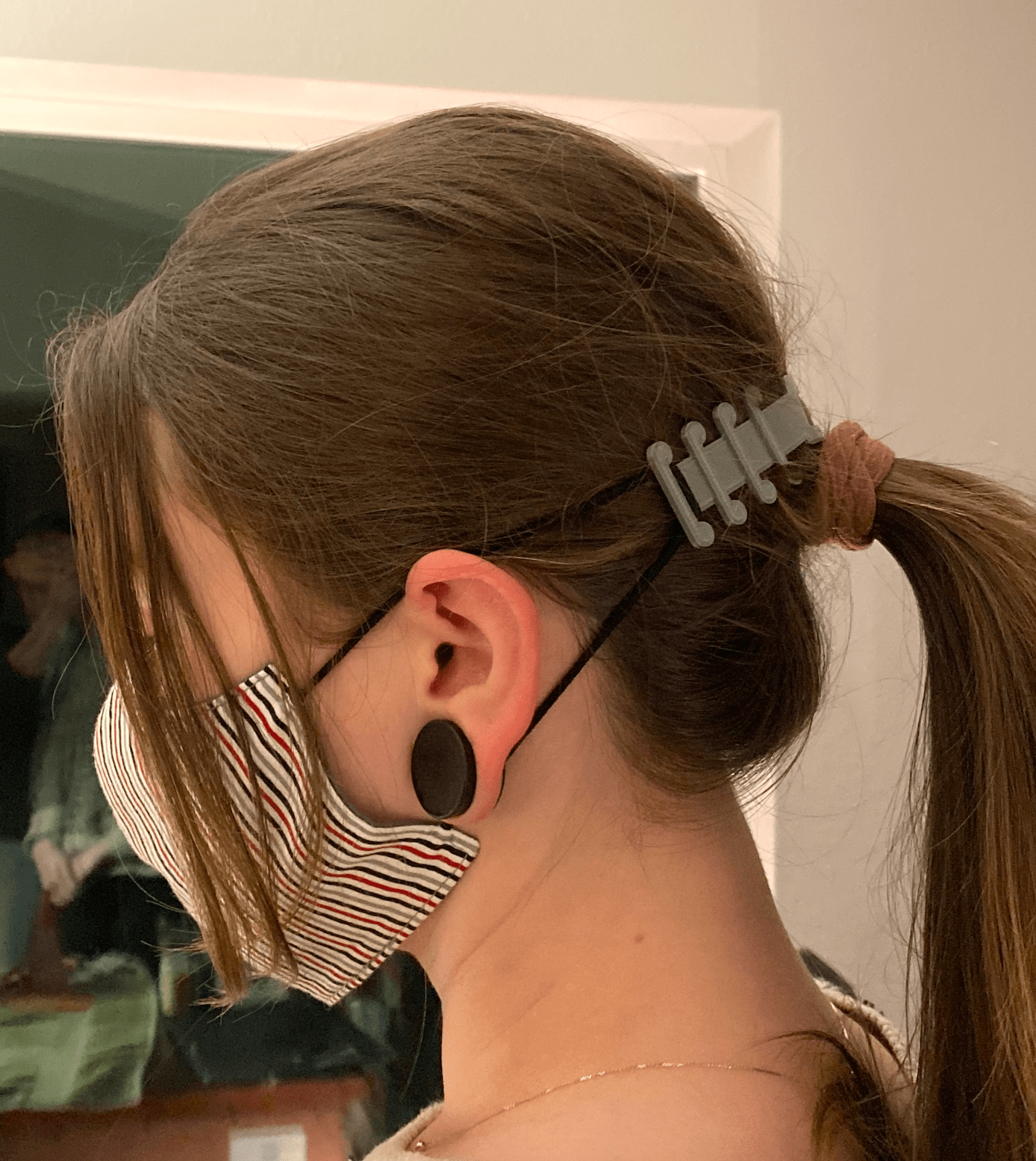 Clothing Face Masks SET of Ear Savers / Ear Protector / Extenders