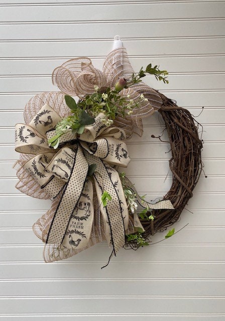 Front Door Decor | Welcome | Wreath | Year Round Wreath | Door Hanger | Front Door Wreath | Housewarming Gift | Home on sale Decor | Realtor Gift