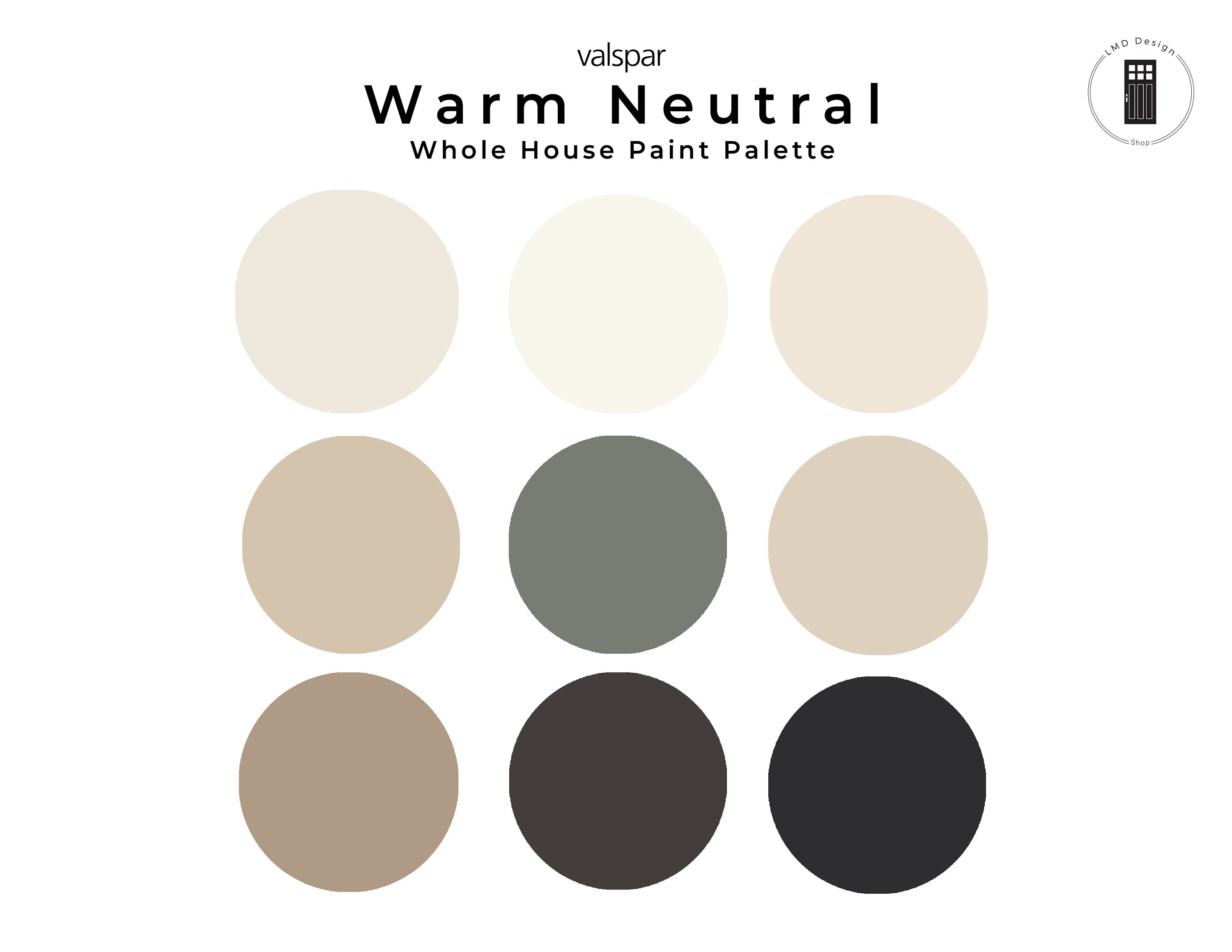 Handmade Supplies Paint Stains Palettes Neutral Warm Valspar Paint Color Palette Cozy Valspar Interior Whole House Paint Colors