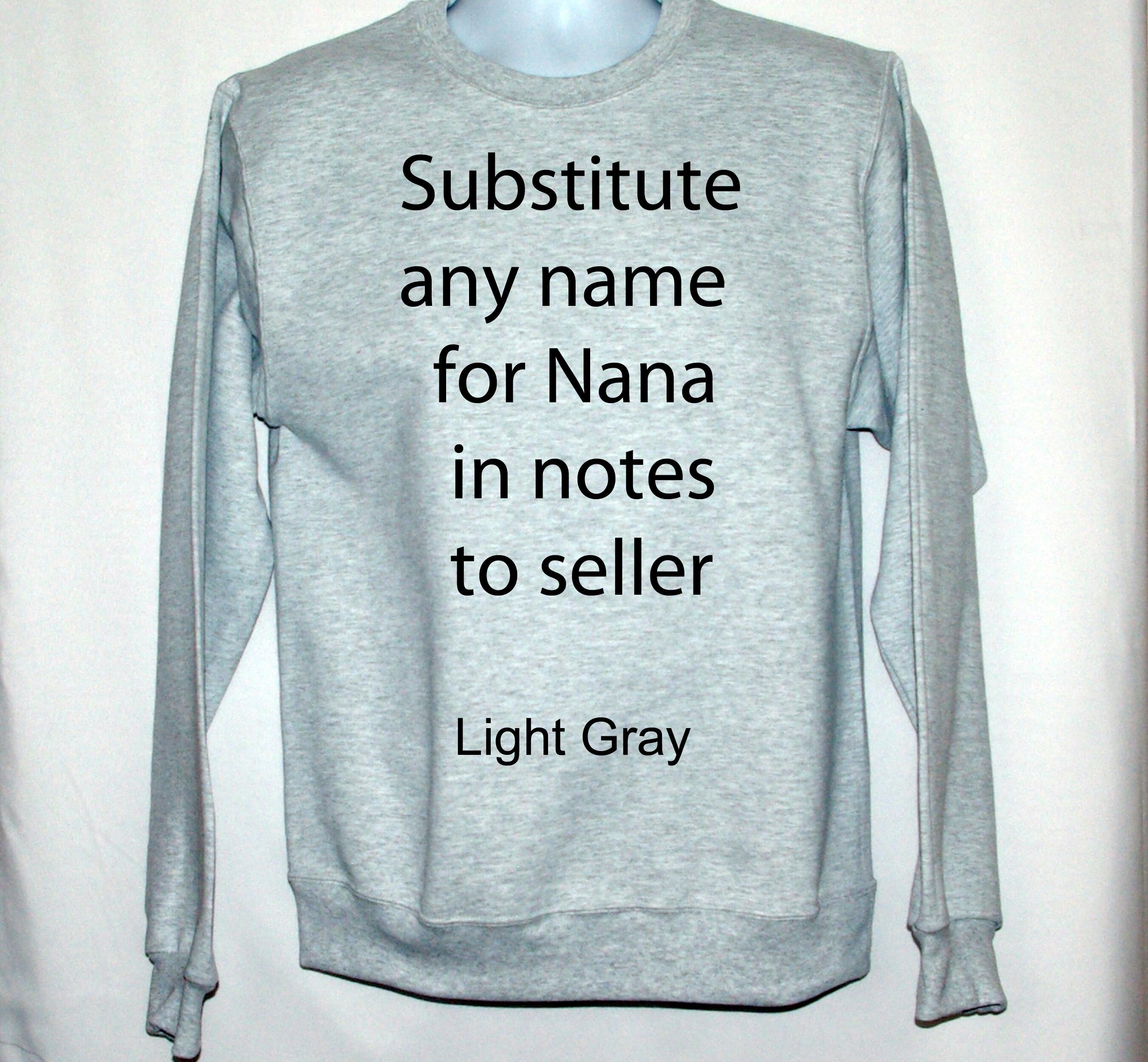 nana sweatshirt plus size