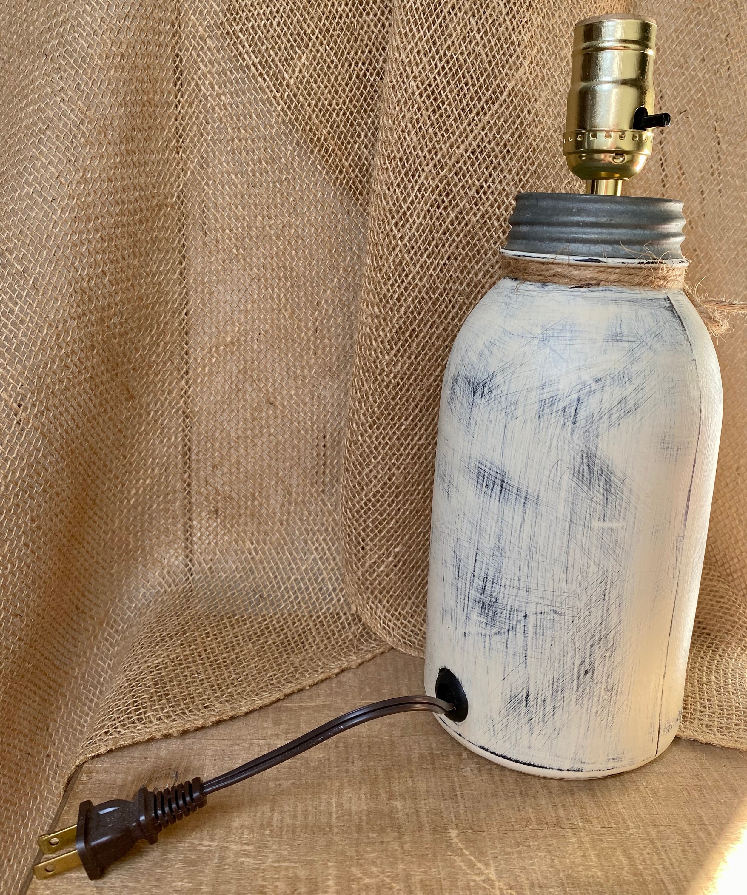 Home & Living :: Lighting :: Mason jar, antique Drey jar lamp, vintage ...