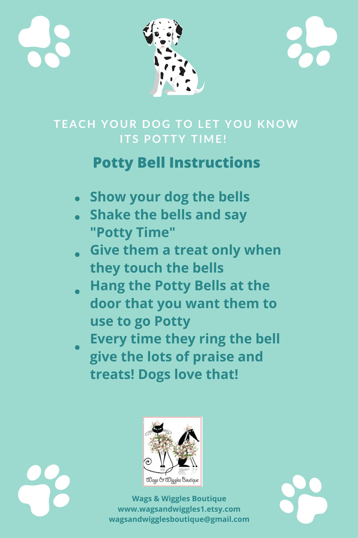 how to train your dog to use potty bells