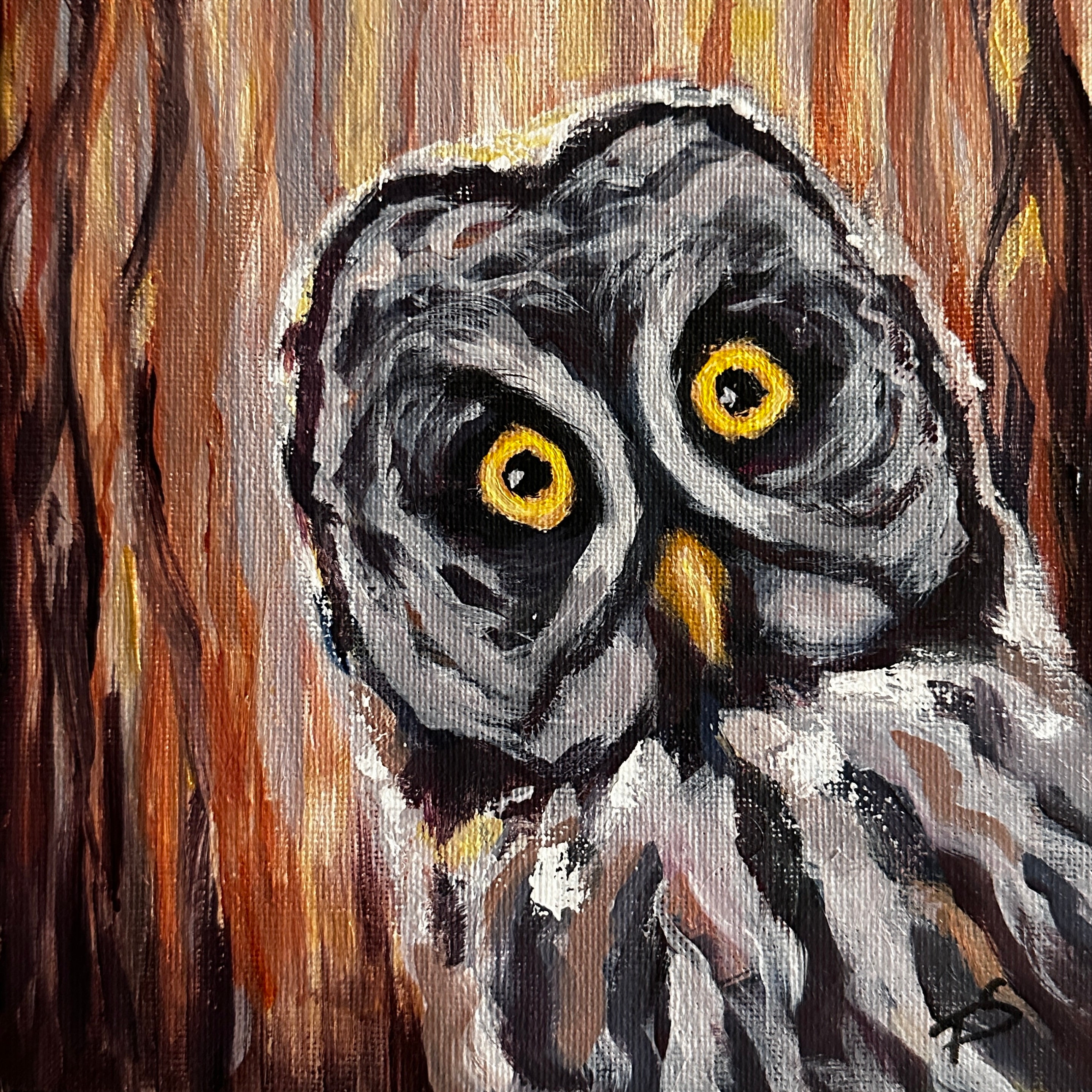 Original Art - Owls - 9x12 store - (Three options)