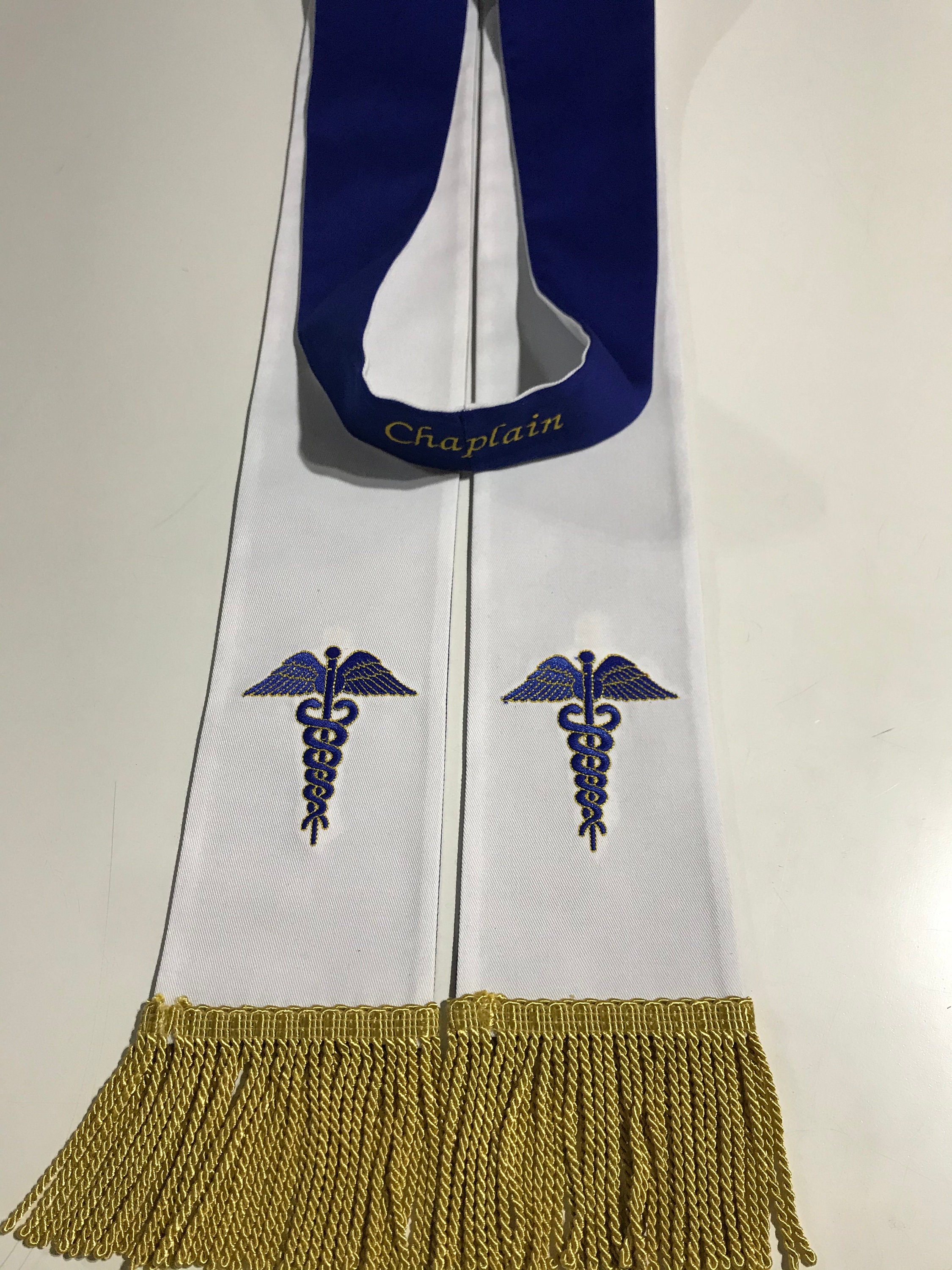 Clergy stole, Chaplain, visitation, Tree of store Life Cross