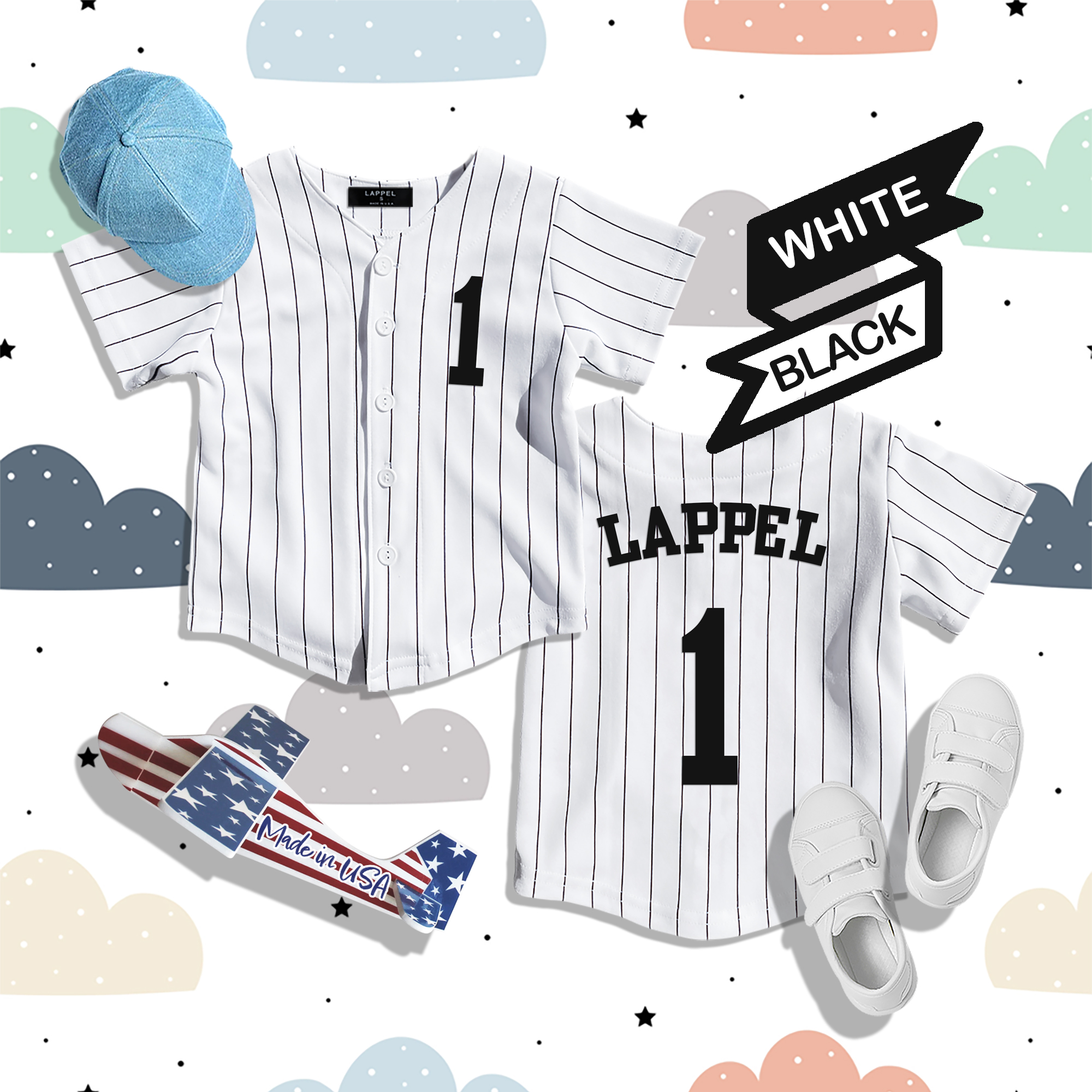 Custom baby baseball jersey on sale