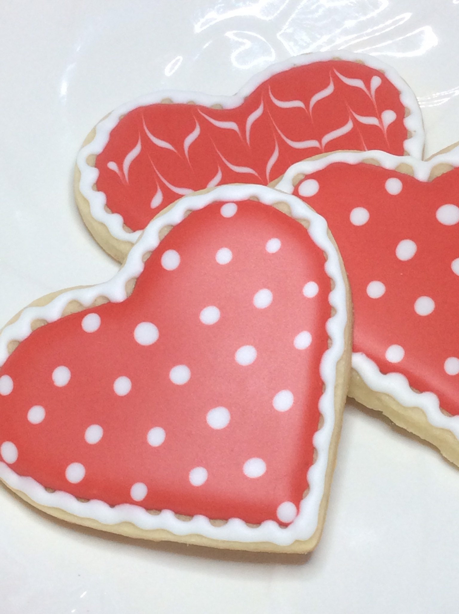 Sugar Cookie Hearts Homemade Fresh