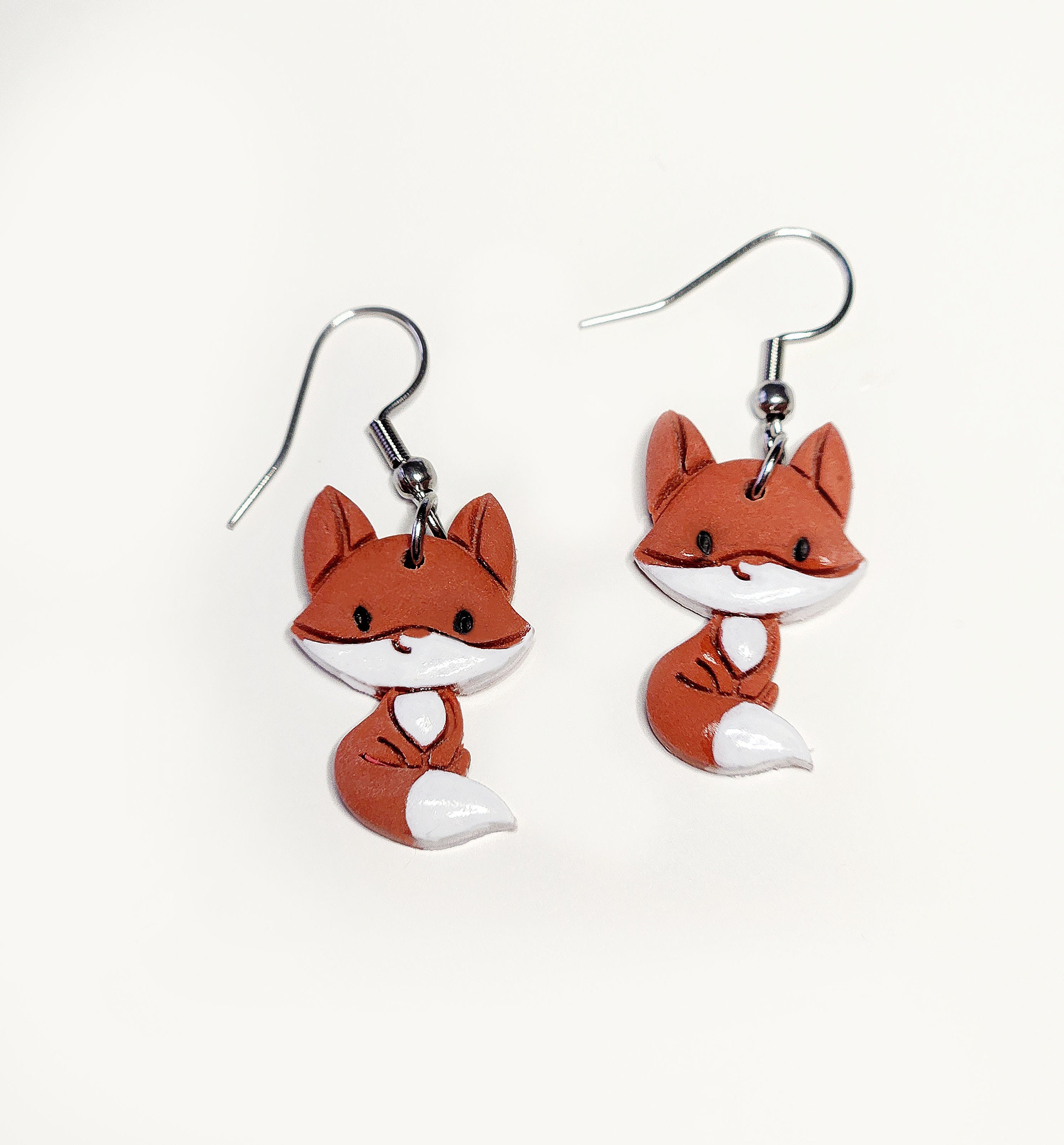 Cute Sitting Fox Earrings Cute Sitting Fox Earrings