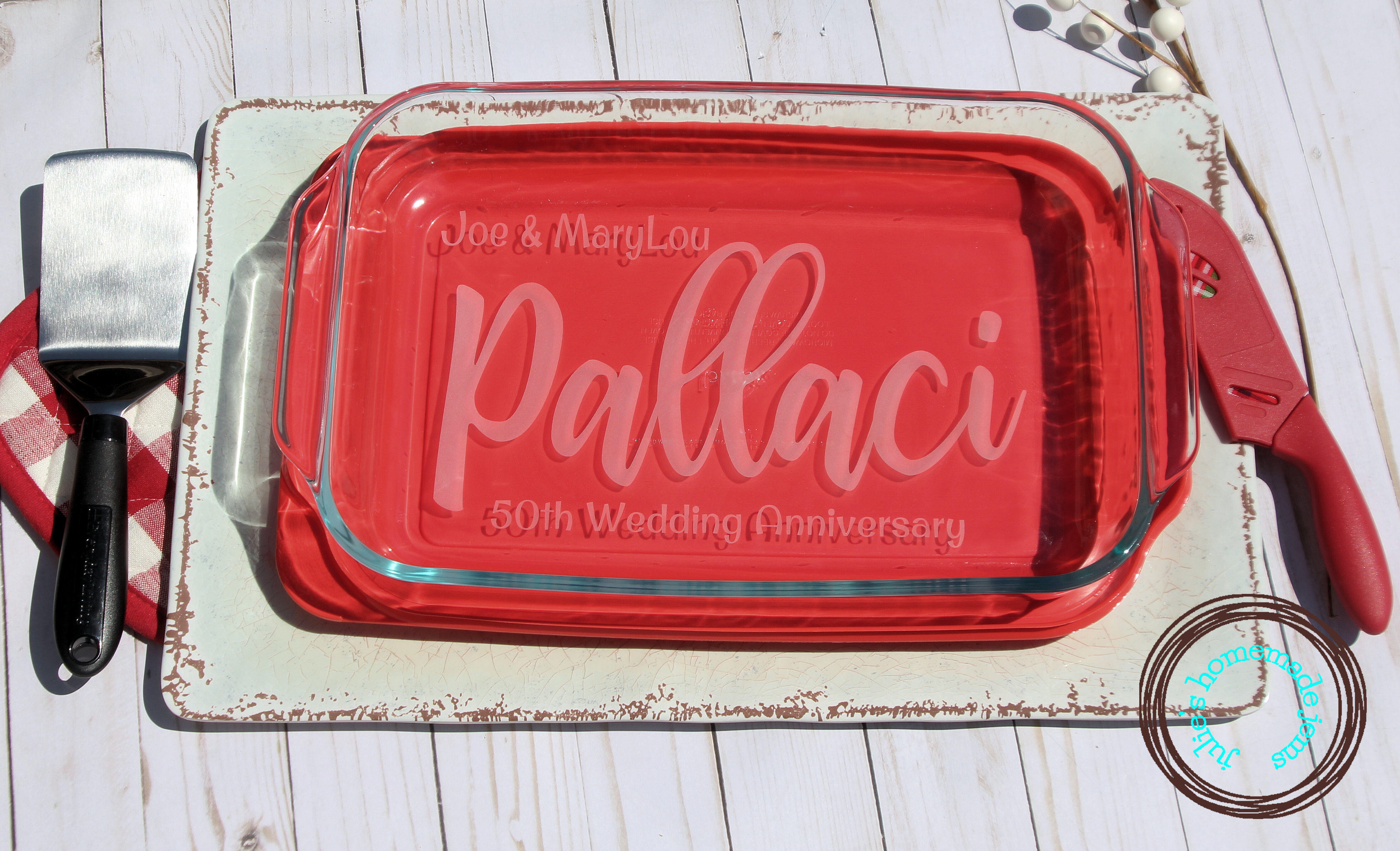 630laser - Personalized Baking pan Wedding gift Anniversary gift Custom  Casserole dish Custom Pyrex - 630laser