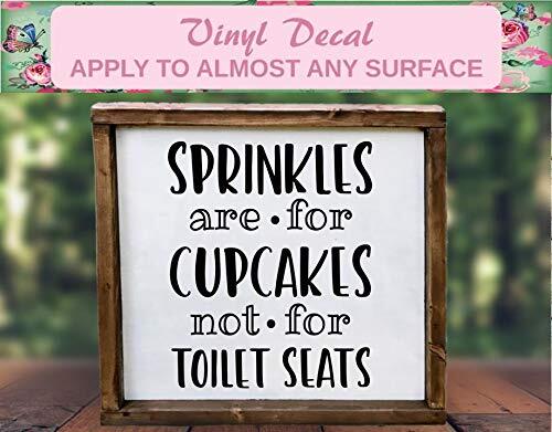 sprinkles for cupcakes not toilet seats decals