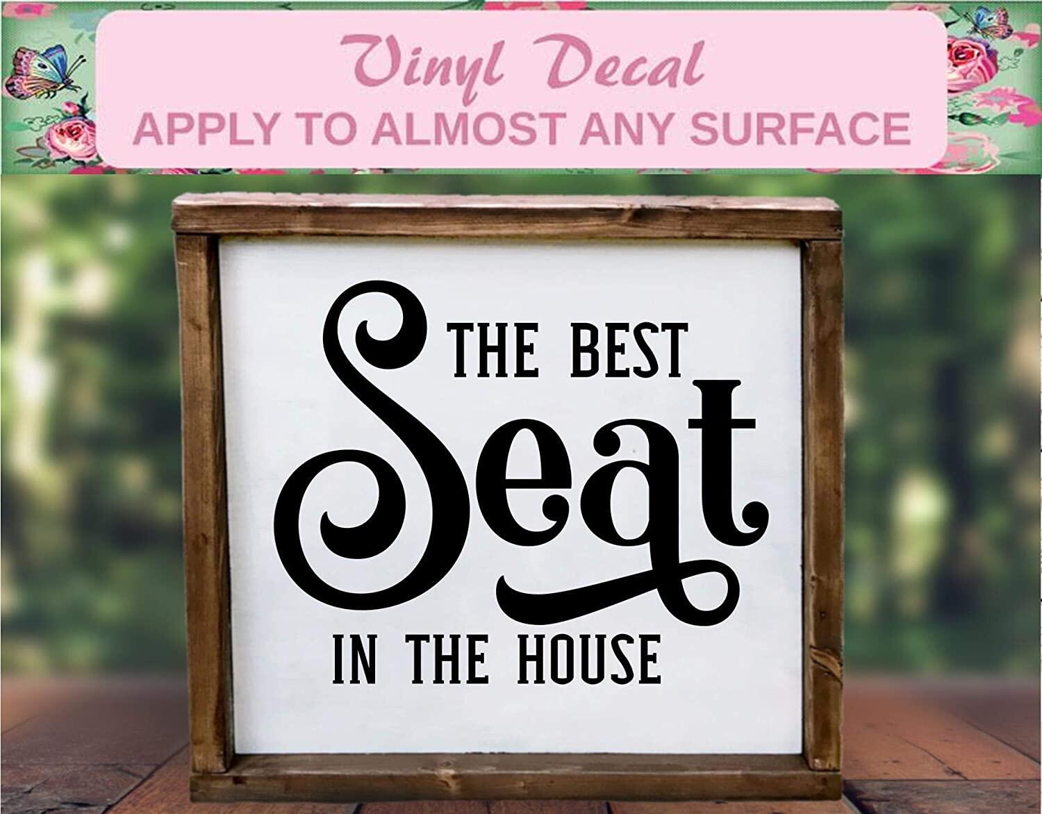 the best seat in the house decal
