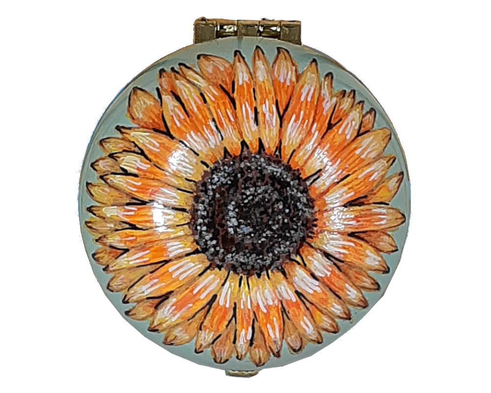 Trinket Sunflower Jewelry Box