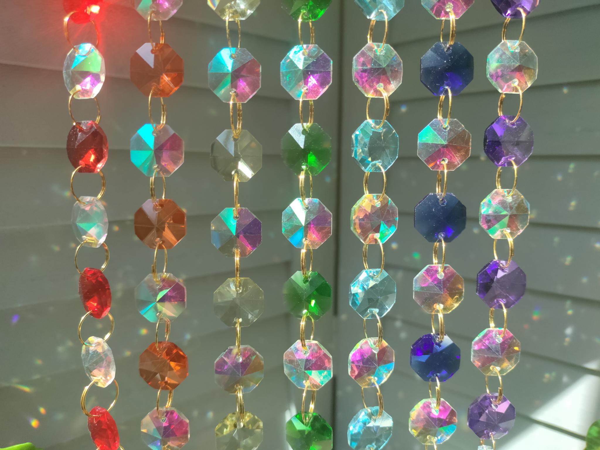 Crystal Sun Catcher Heart 45 Mm Aurora Borealis Sun Catcher Feng Shui  Crystal Rainbow Maker 
