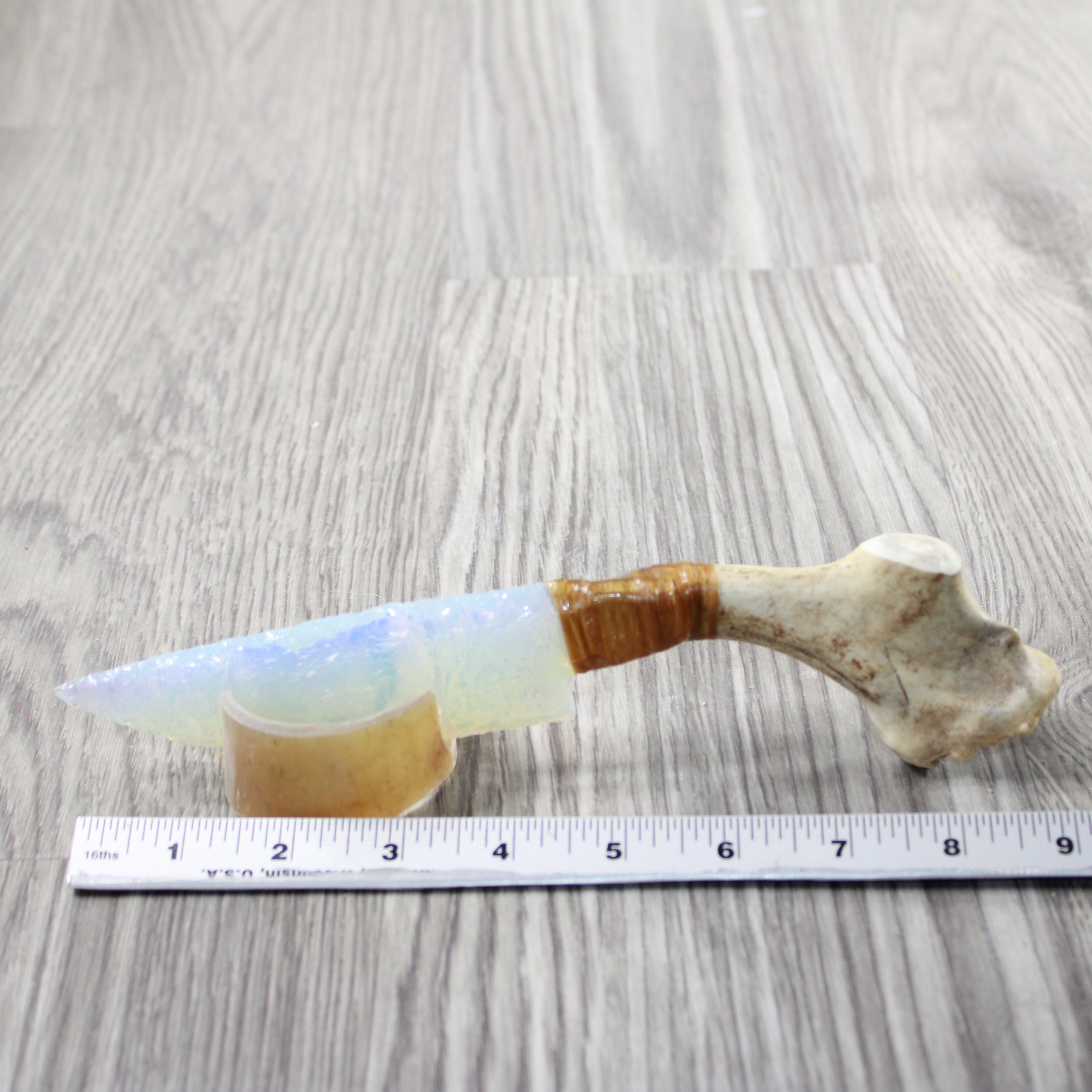 Holiday & Seasonal Halloween Reindeer Antler Handle Opalite Blade
