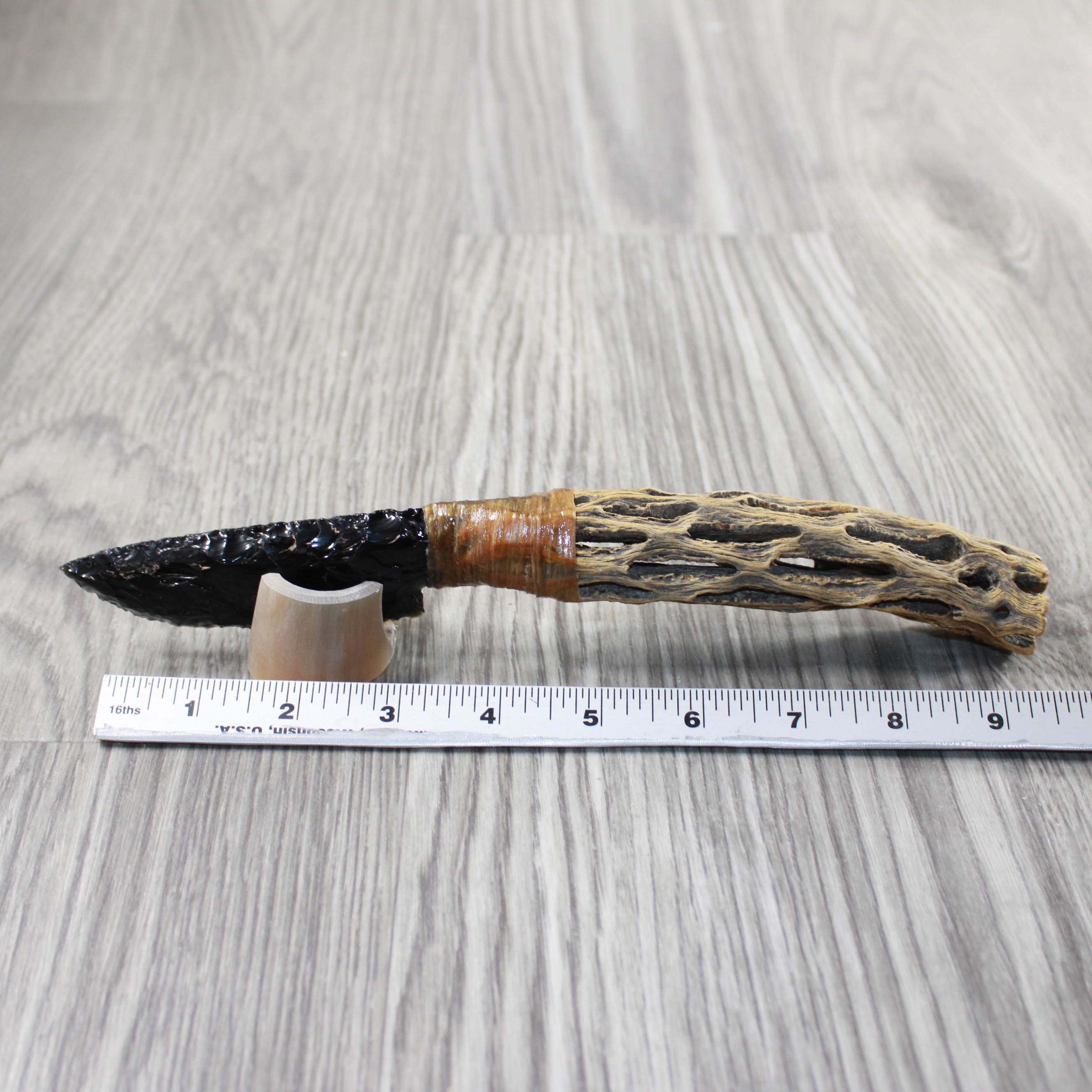 Holiday & Seasonal Halloween Cholla Cactus Wood Handle Obsidian