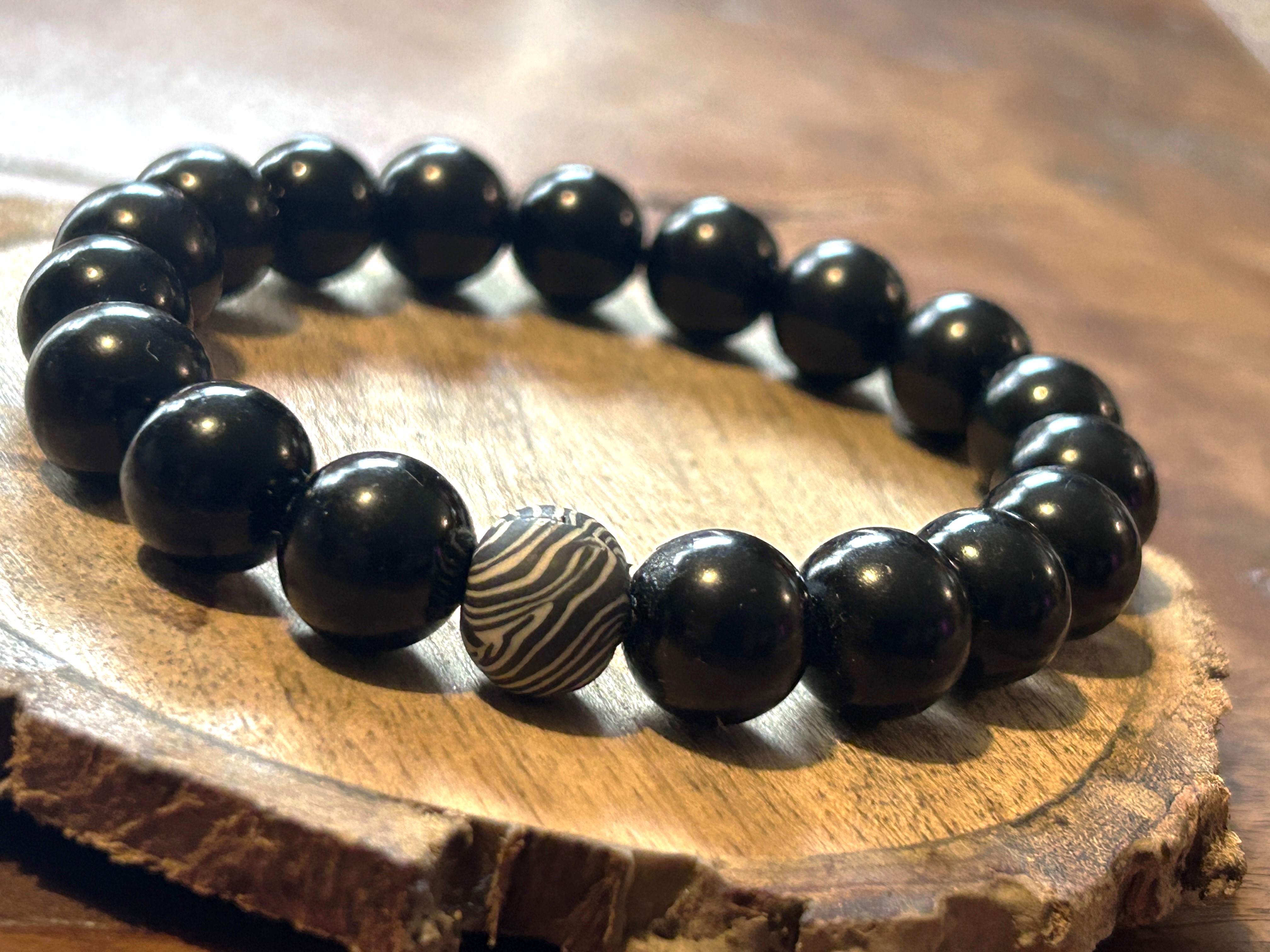 Jewelry :: Necklaces :: Beaded Necklaces :: Agate And Black Onyx 