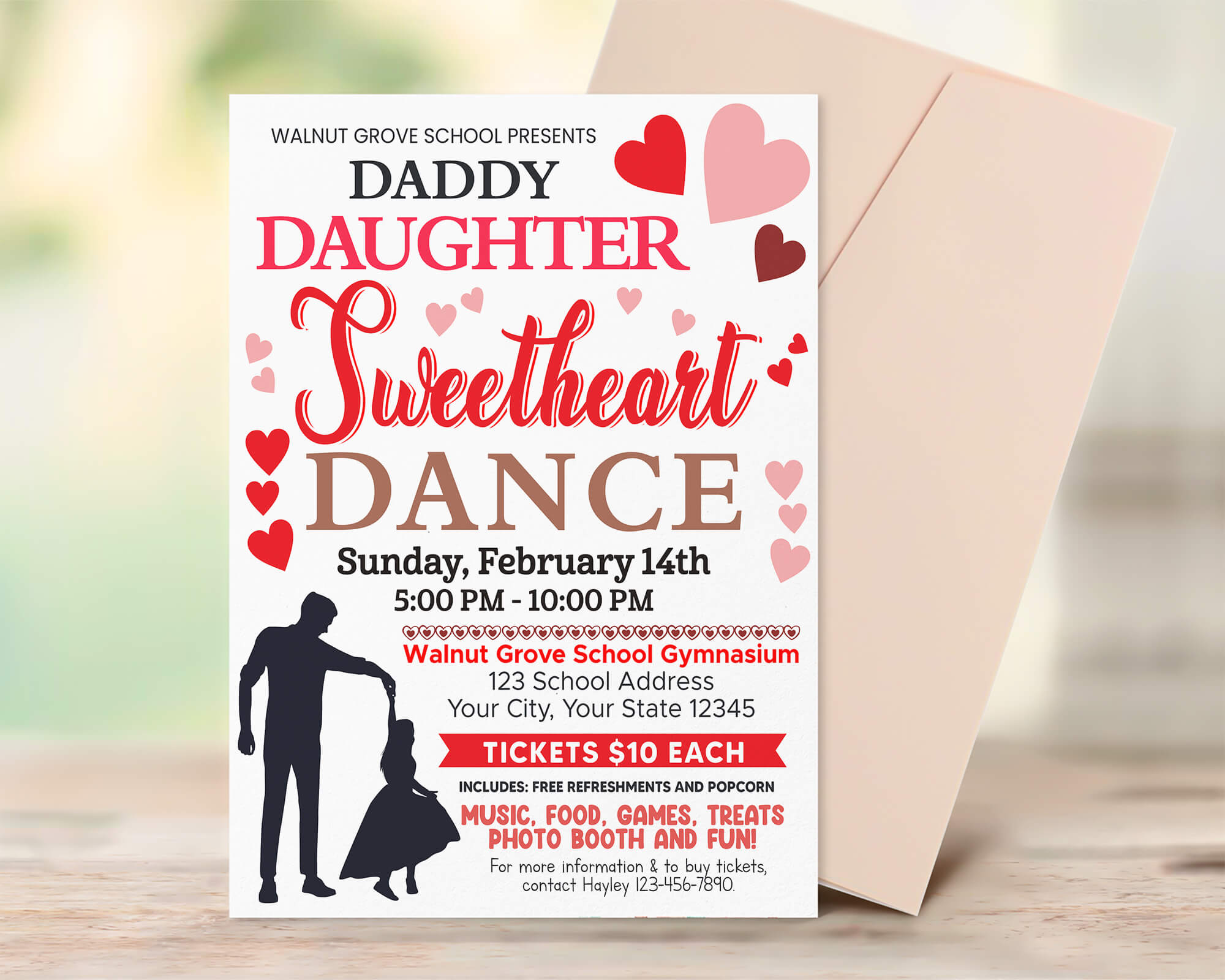 Editable Valentine's Day Daddy Daughter Sweetheart Dance Flyer editable-valentine-s-day-daddy-daughter-sweetheart-dance-flyer