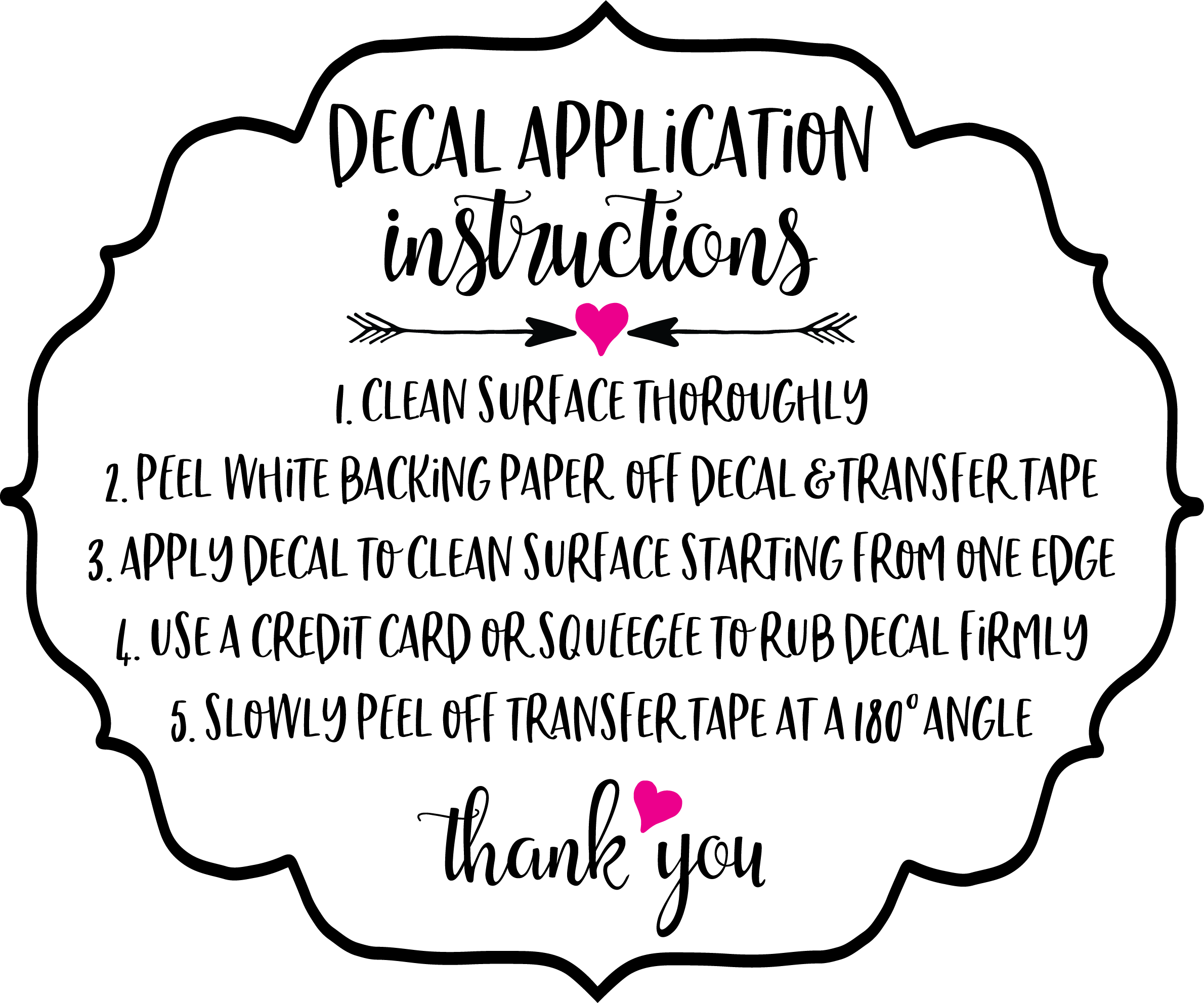 Vinyl Decal Application Instructions Printable Png Sv vrogue.co