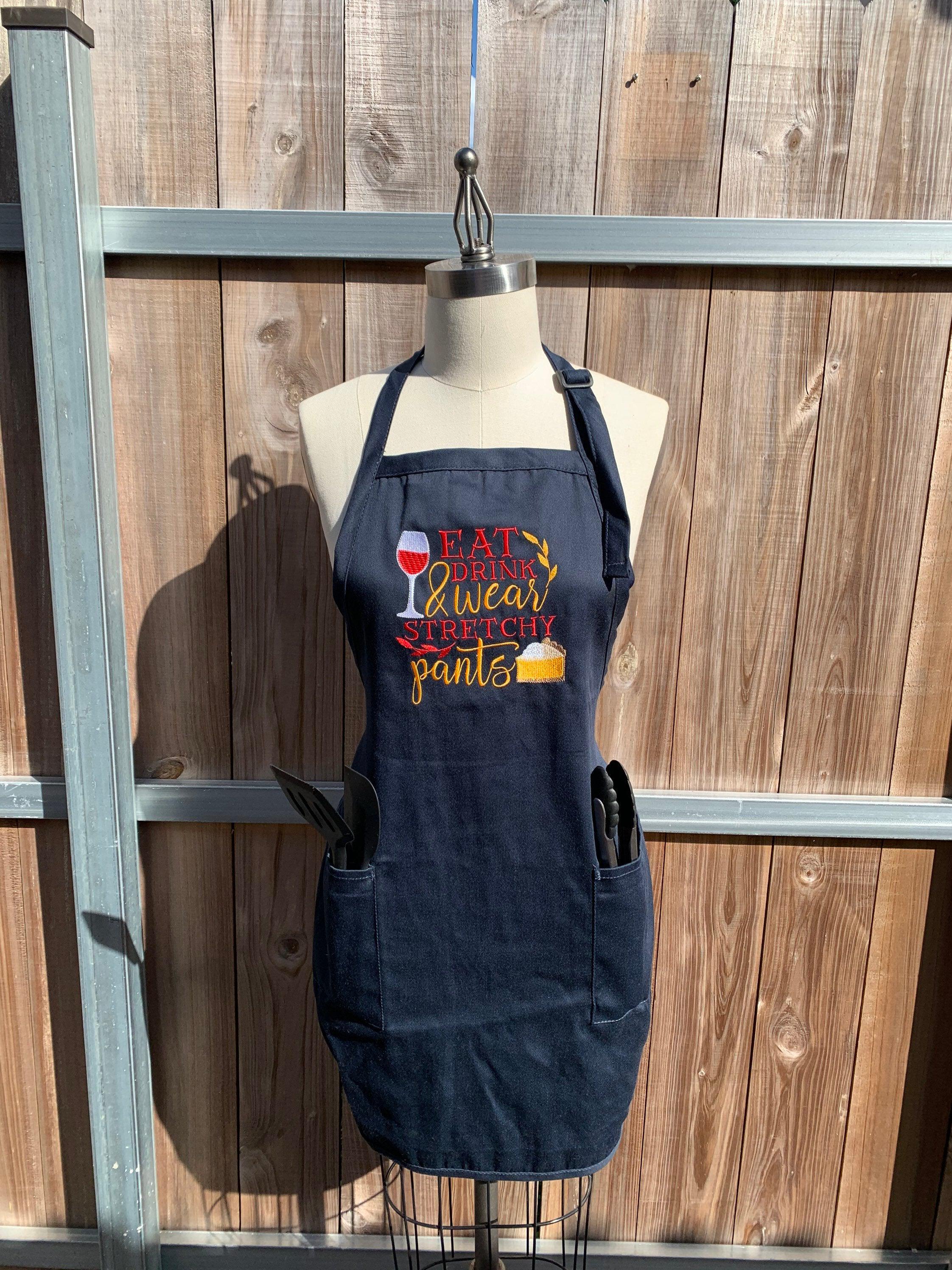 Personalized Apron, Custom Aprons for Women, Gift for Chef, Hostess Gift,  Cooking Apron With Pocket, Aprons Gifts for Mom, Kitchen Gifts 