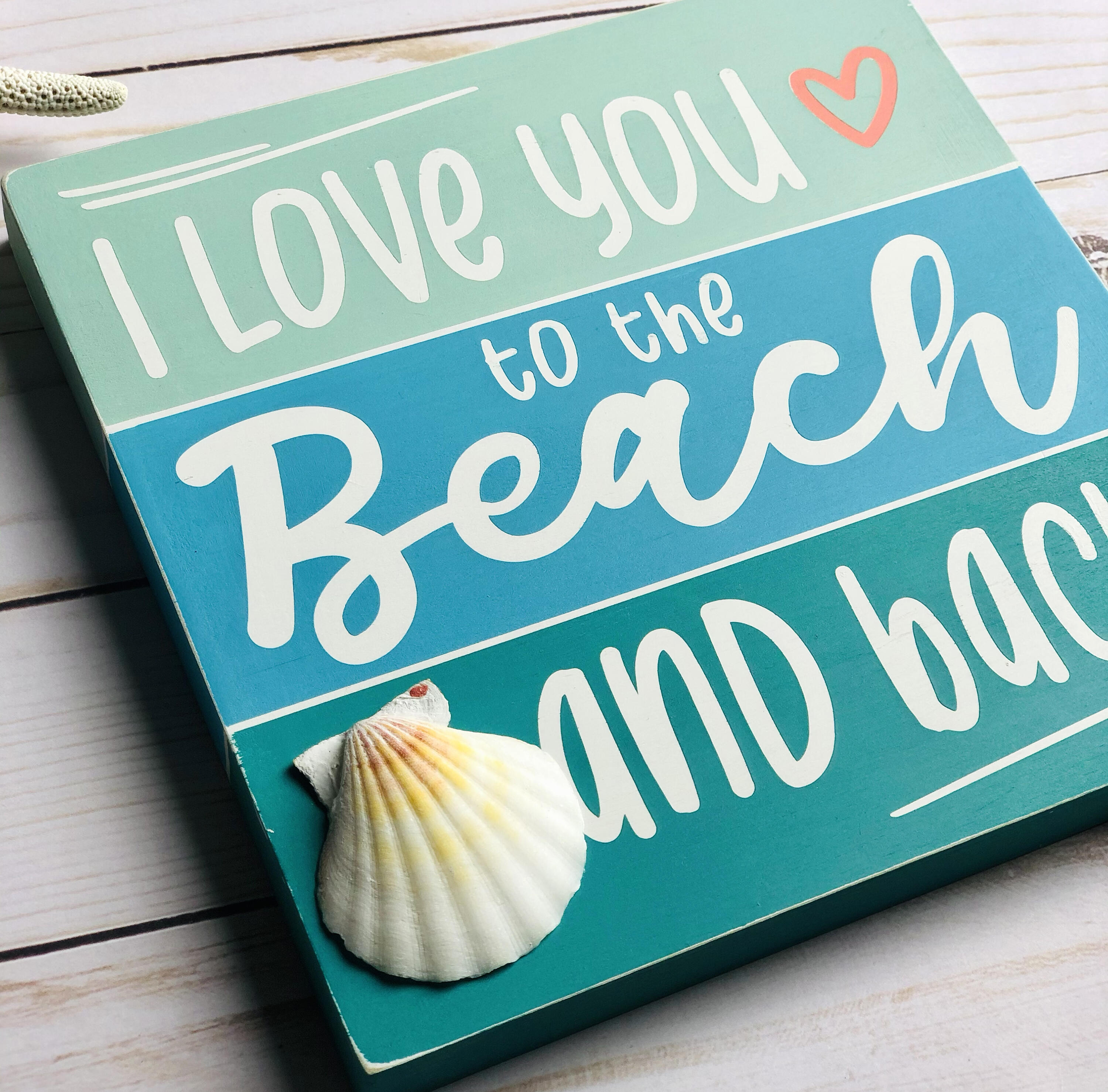 Love You To The Beach And Back Beach Wedding Word Art | Etsy